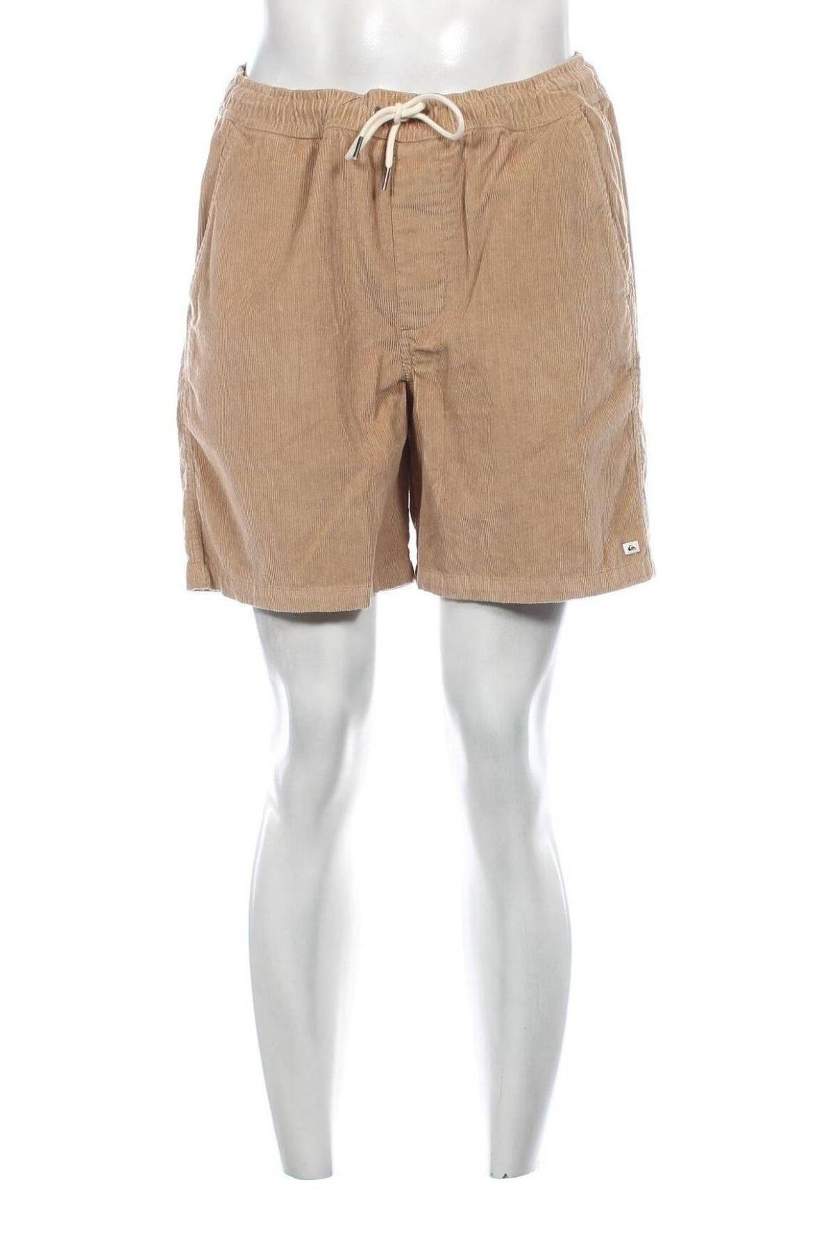 Ανδρικό κοντό παντελόνι Quiksilver, Μέγεθος M, Χρώμα  Μπέζ, Τιμή 31,96 €