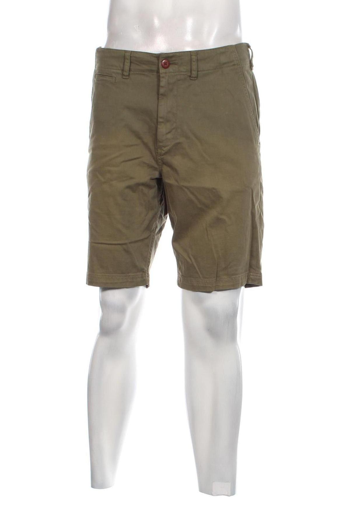 Мъжки къс панталон Superdry, Размер M, Цвят Зелен, Цена 38,50 лв.