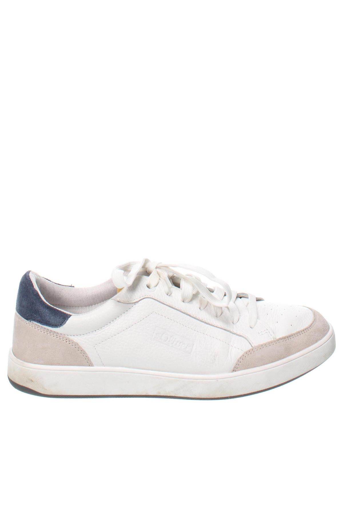 Ανδρικά παπούτσια S.Oliver, Μέγεθος 44, Χρώμα Λευκό, Τιμή 38,35 €