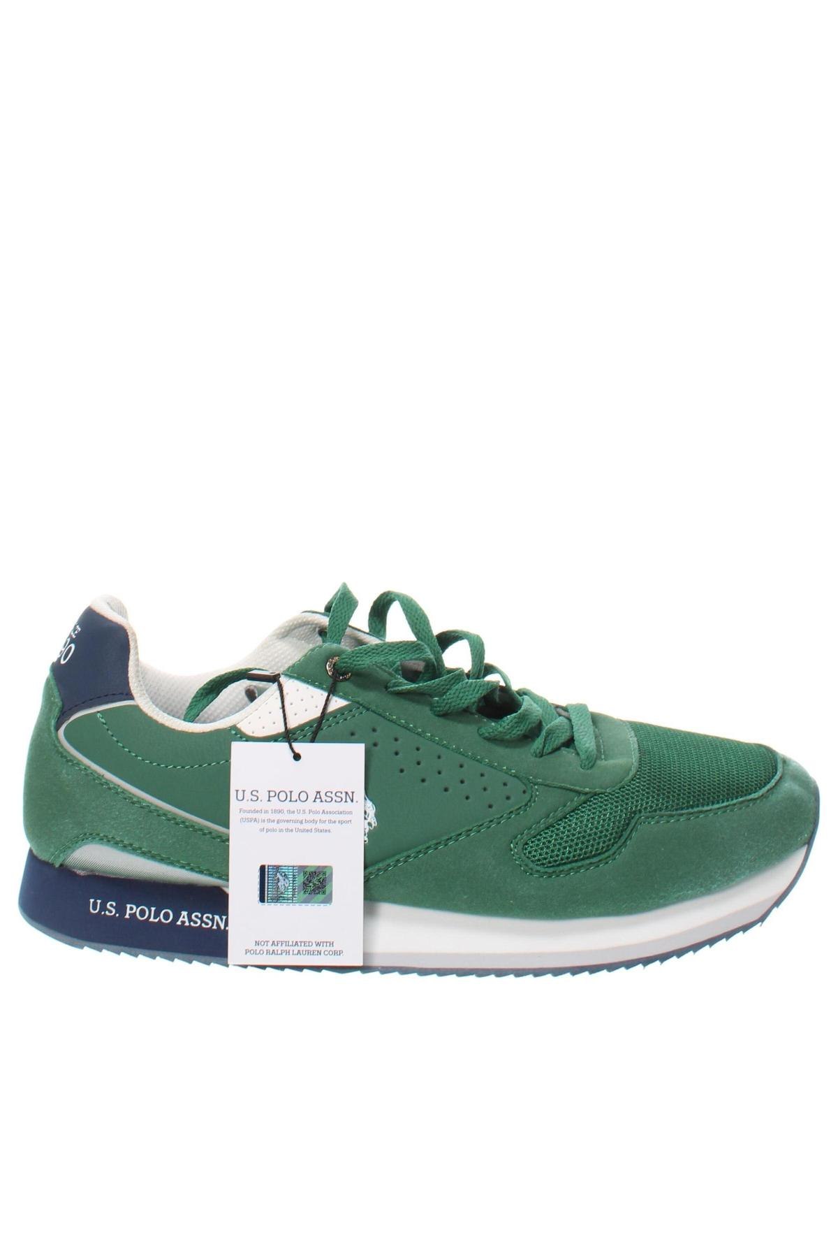 Ανδρικά παπούτσια U.S. Polo Assn., Μέγεθος 43, Χρώμα Πράσινο, Τιμή 103,86 €