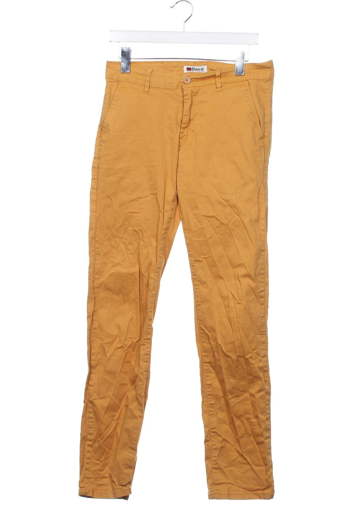 Мъжки панталон, Размер M, Цвят Жълт, Цена 14,79 лв.
