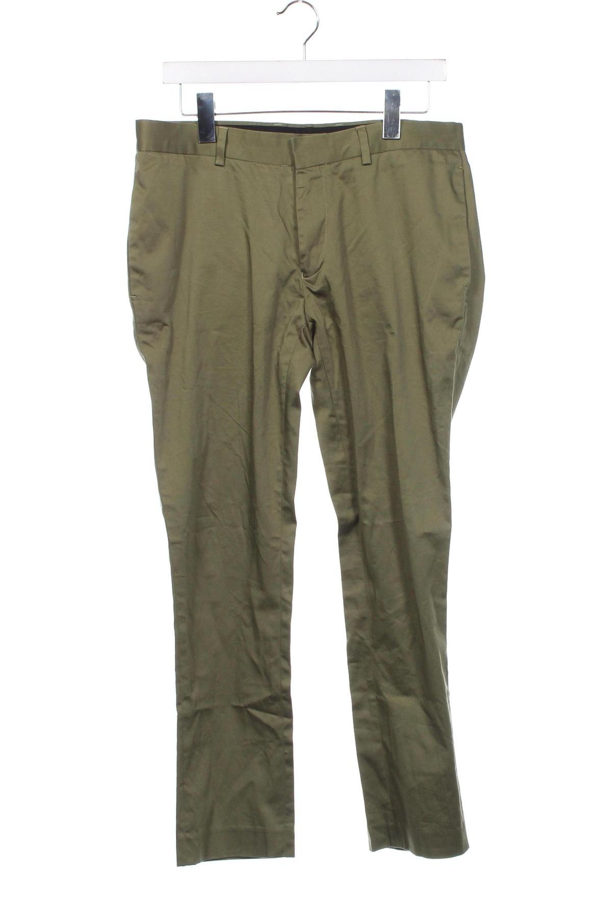 Pantaloni de bărbați ASOS, Mărime M, Culoare Verde, Preț 56,48 Lei