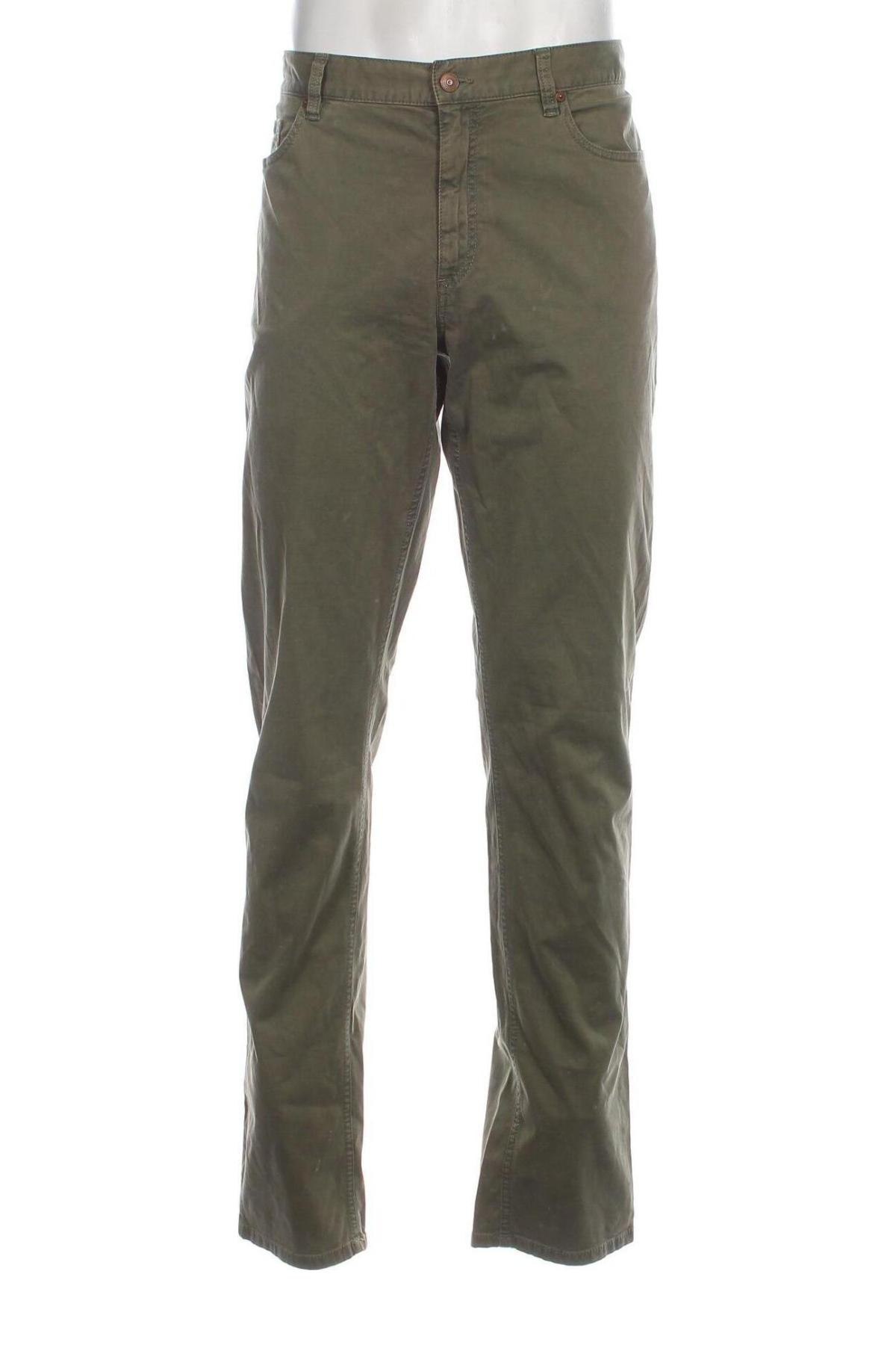 Pantaloni de bărbați Alberto, Mărime XL, Culoare Verde, Preț 203,95 Lei
