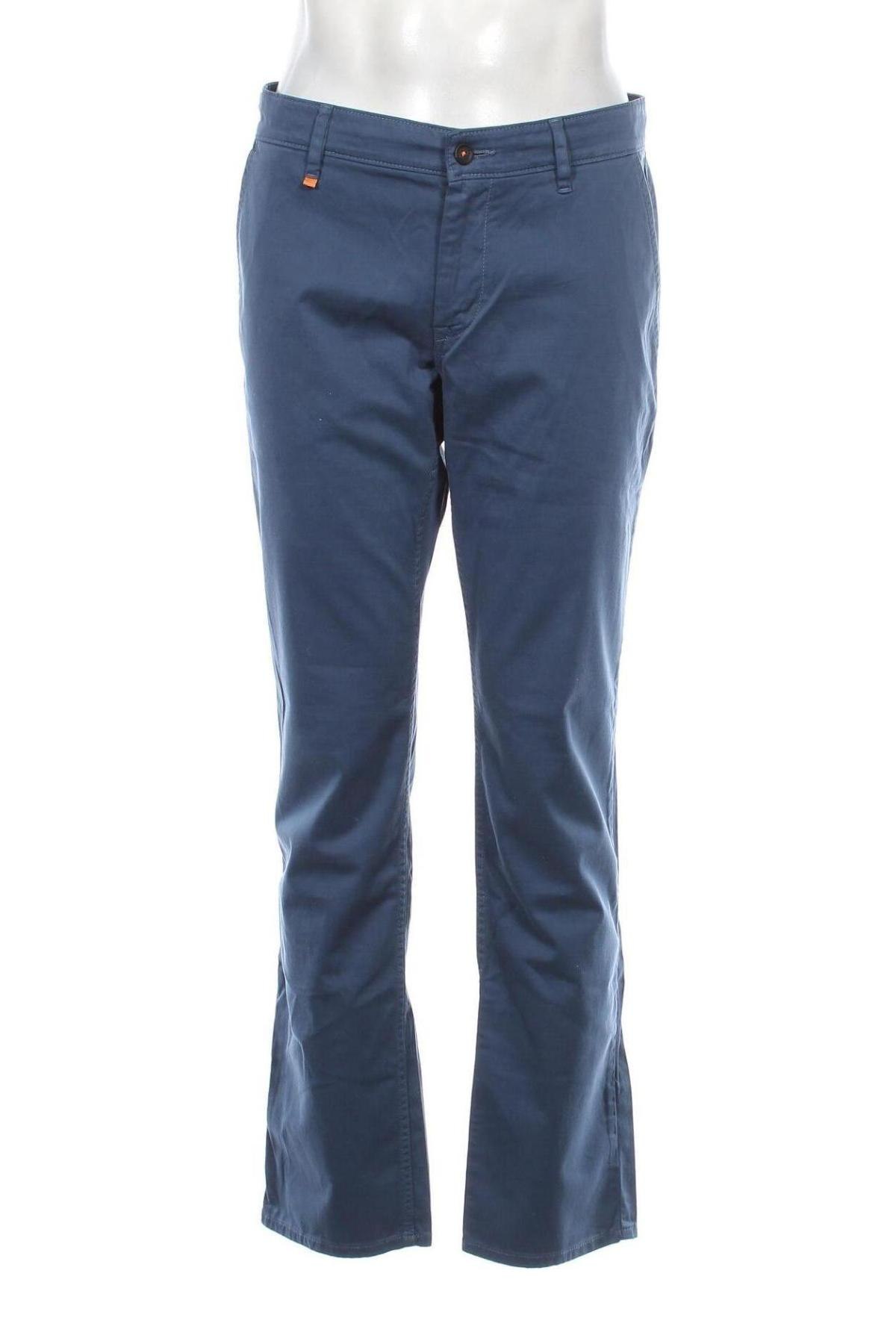 Мъжки панталон BOSS, Размер L, Цвят Син, Цена 165,10 лв.