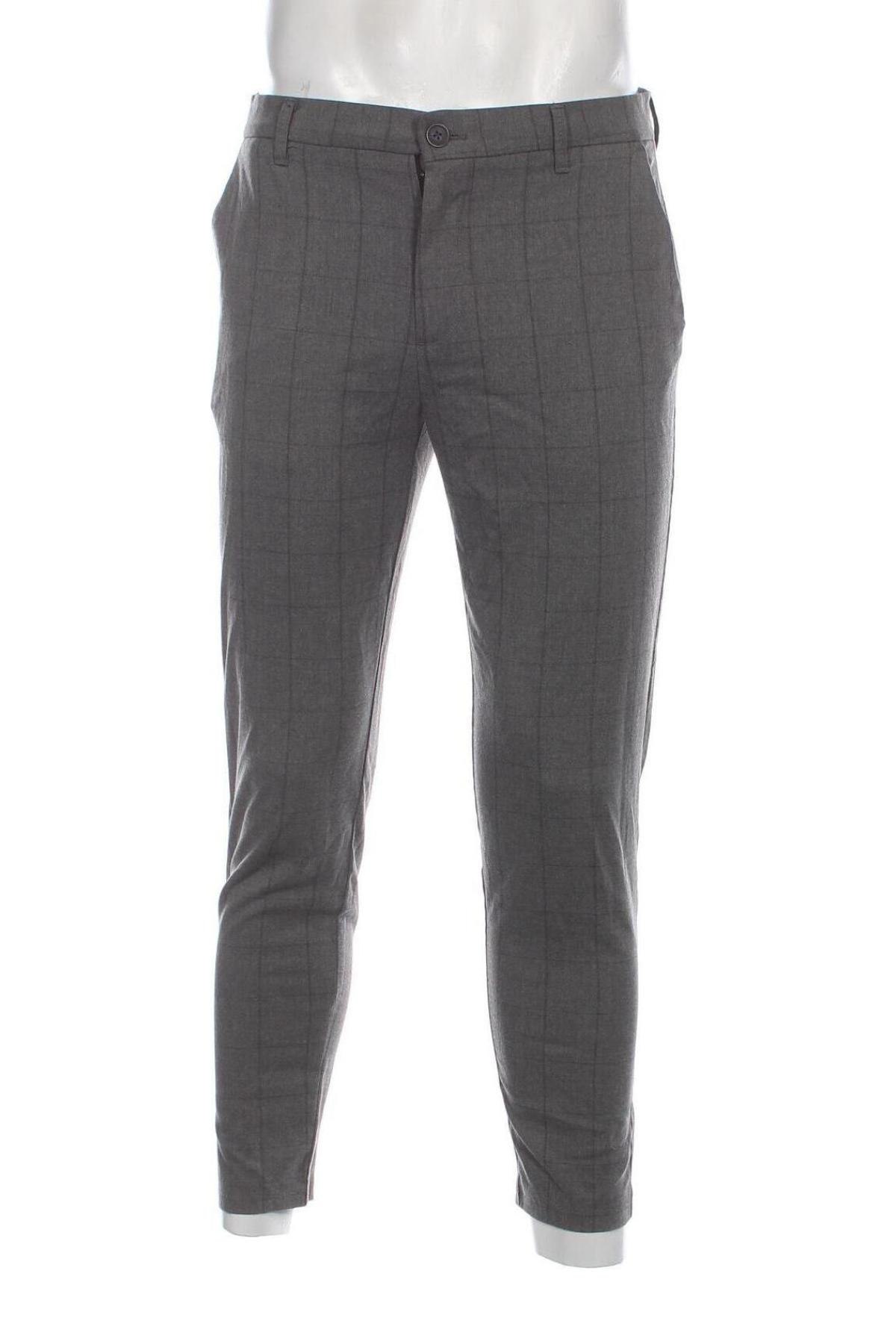 Ανδρικό παντελόνι Bershka, Μέγεθος M, Χρώμα Γκρί, Τιμή 4,31 €
