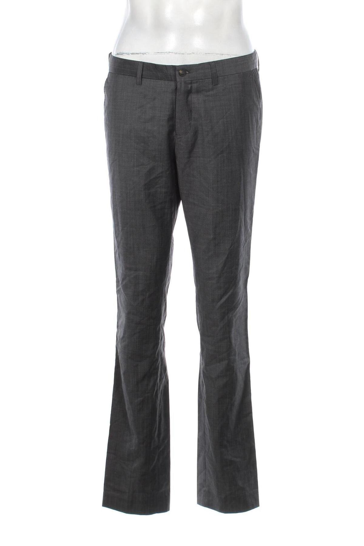 Pantaloni de bărbați Bertoni, Mărime L, Culoare Gri, Preț 34,67 Lei