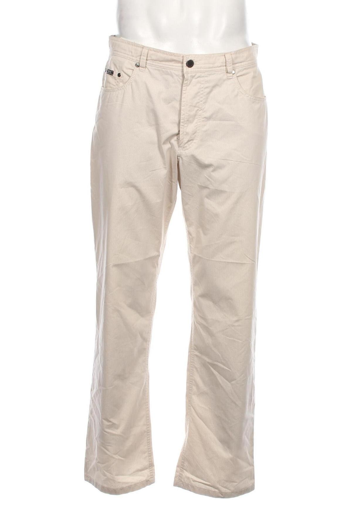Мъжки панталон Brax, Размер L, Цвят Екрю, Цена 24,80 лв.