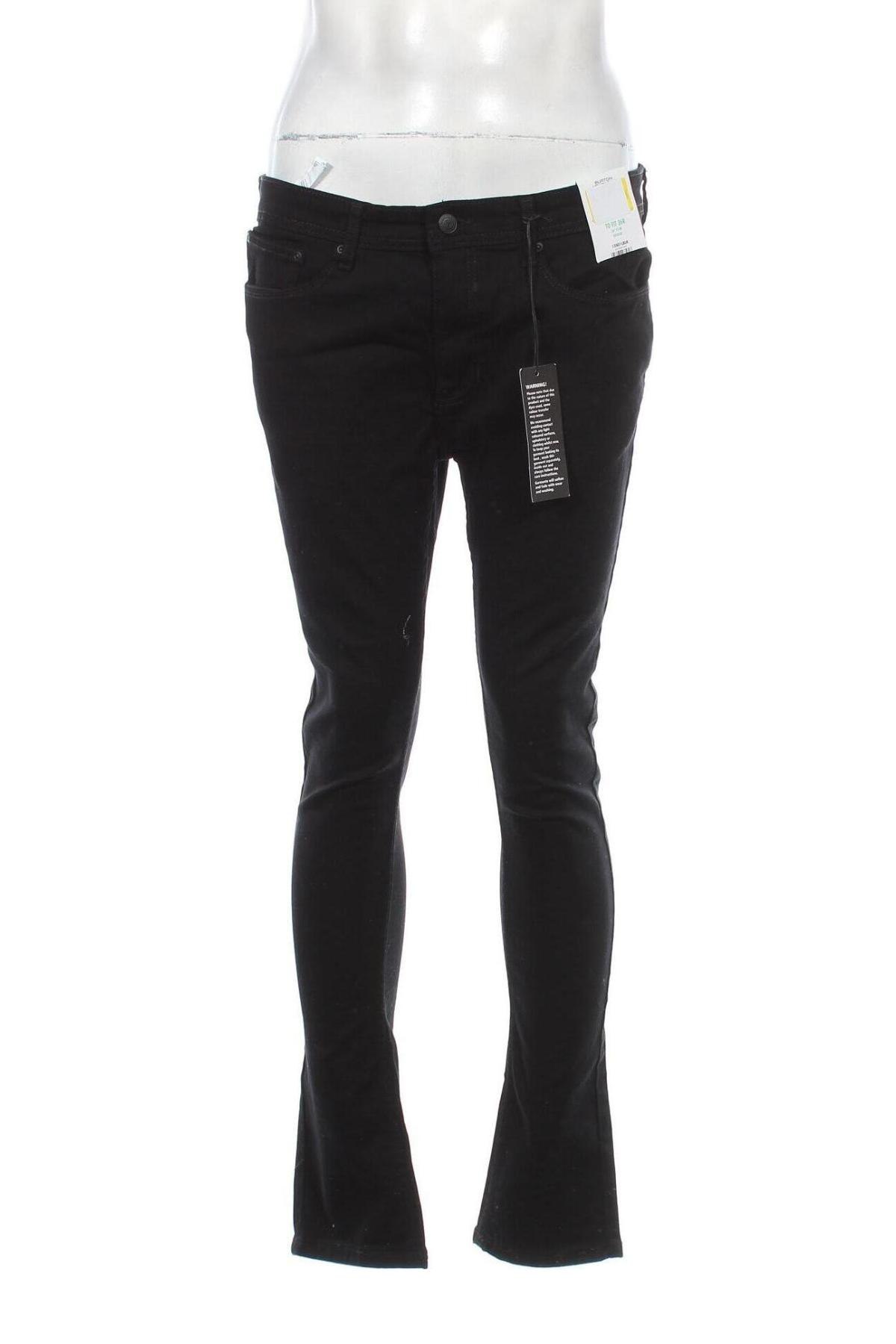 Pantaloni de bărbați Burton of London, Mărime L, Culoare Negru, Preț 144,57 Lei