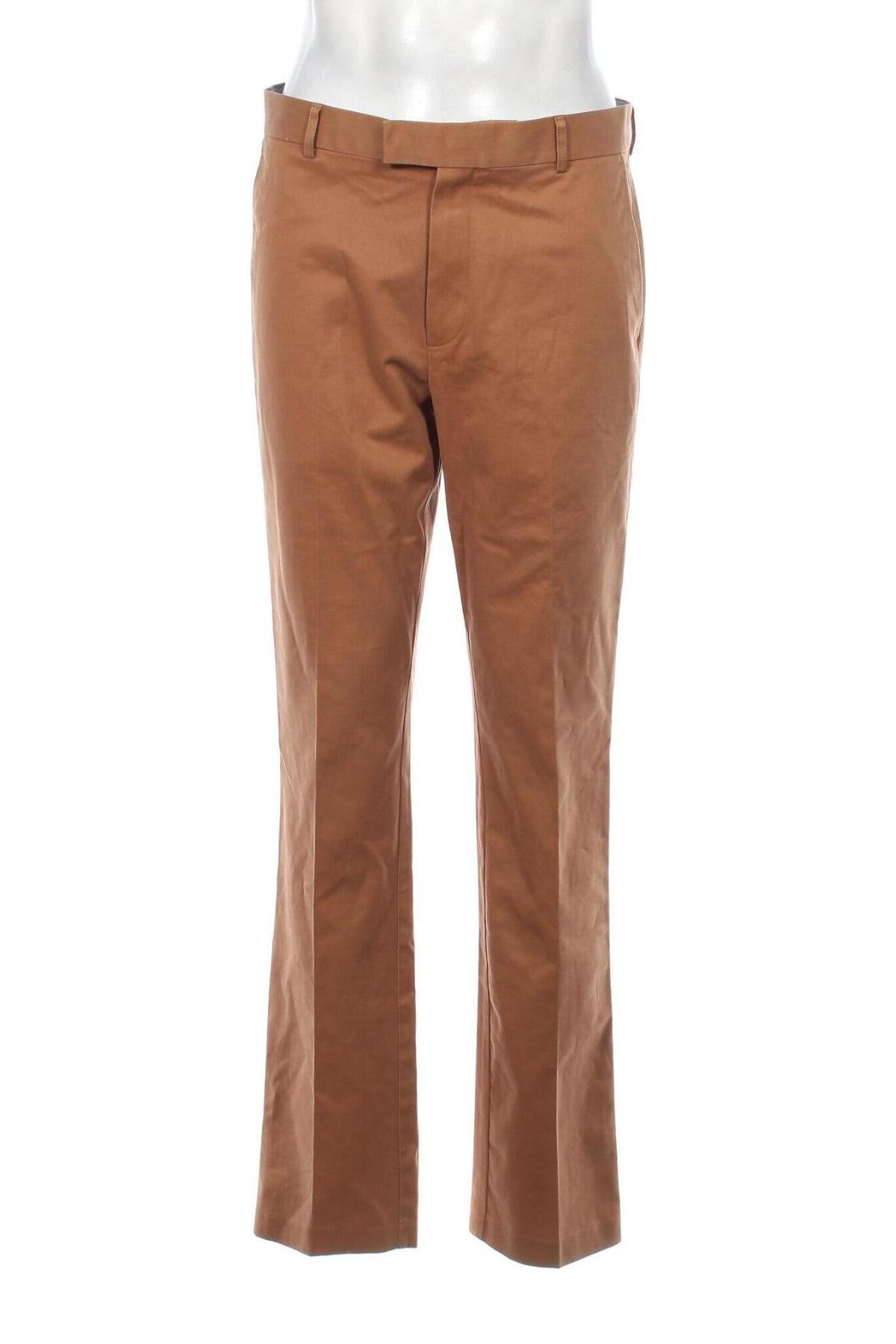 Мъжки панталон Charles Tyrwhitt, Размер L, Цвят Кафяв, Цена 17,40 лв.