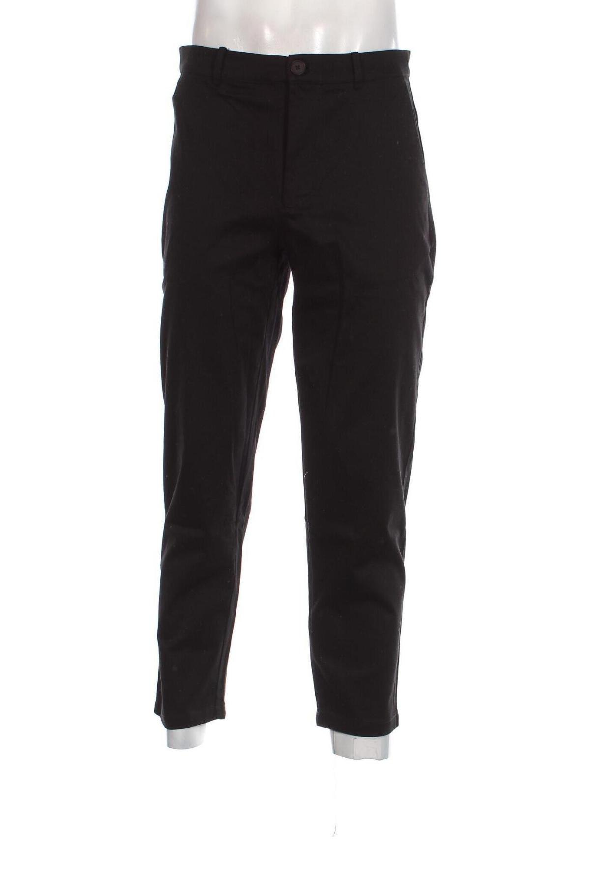 Ανδρικό παντελόνι Dan Fox X About You, Μέγεθος M, Χρώμα Μαύρο, Τιμή 9,59 €
