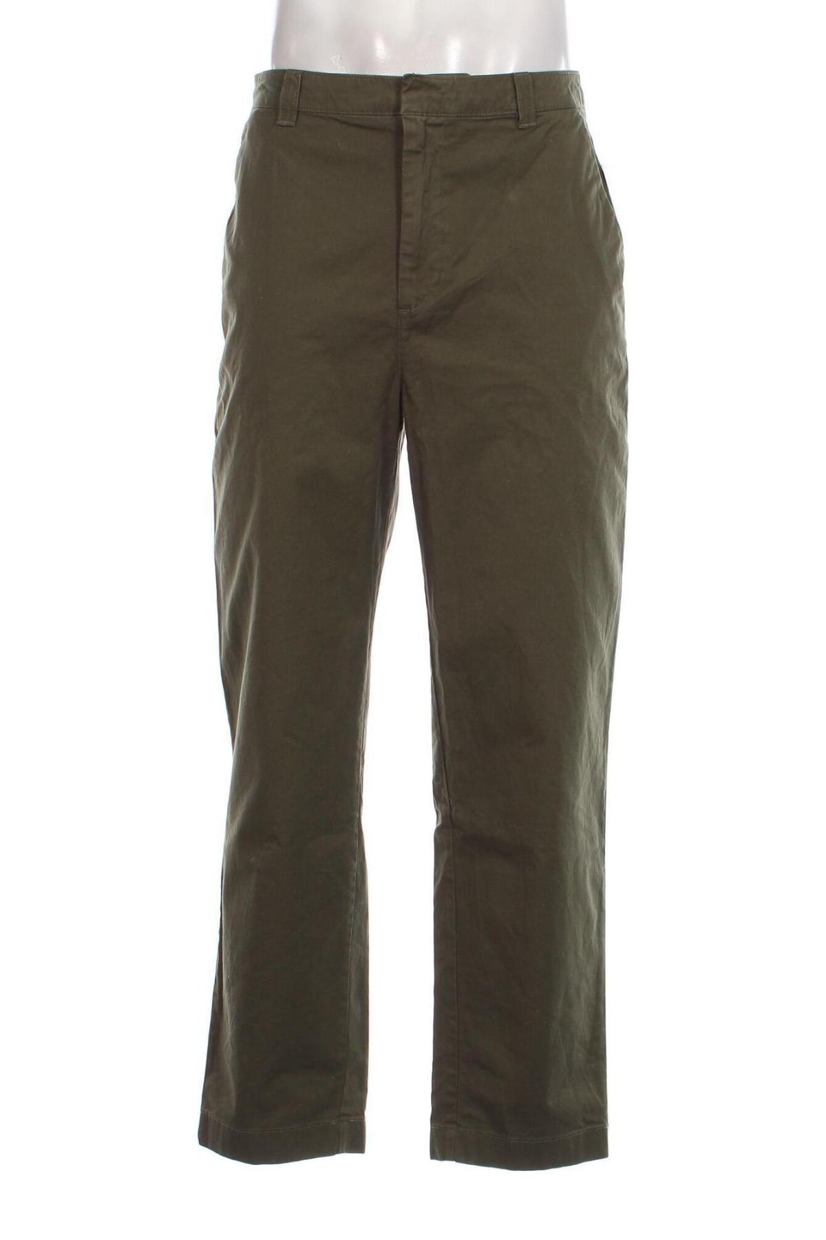 Pantaloni de bărbați Gap, Mărime L, Culoare Verde, Preț 113,98 Lei