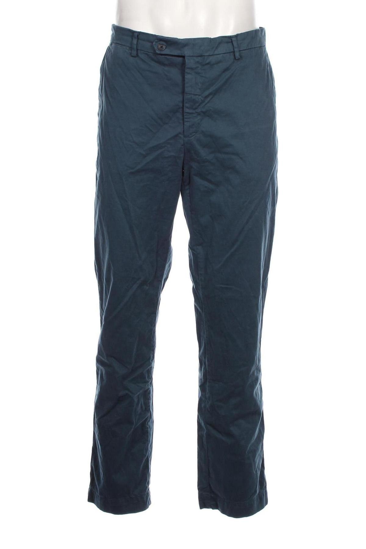 Pantaloni de bărbați Hackett, Mărime L, Culoare Albastru, Preț 301,97 Lei