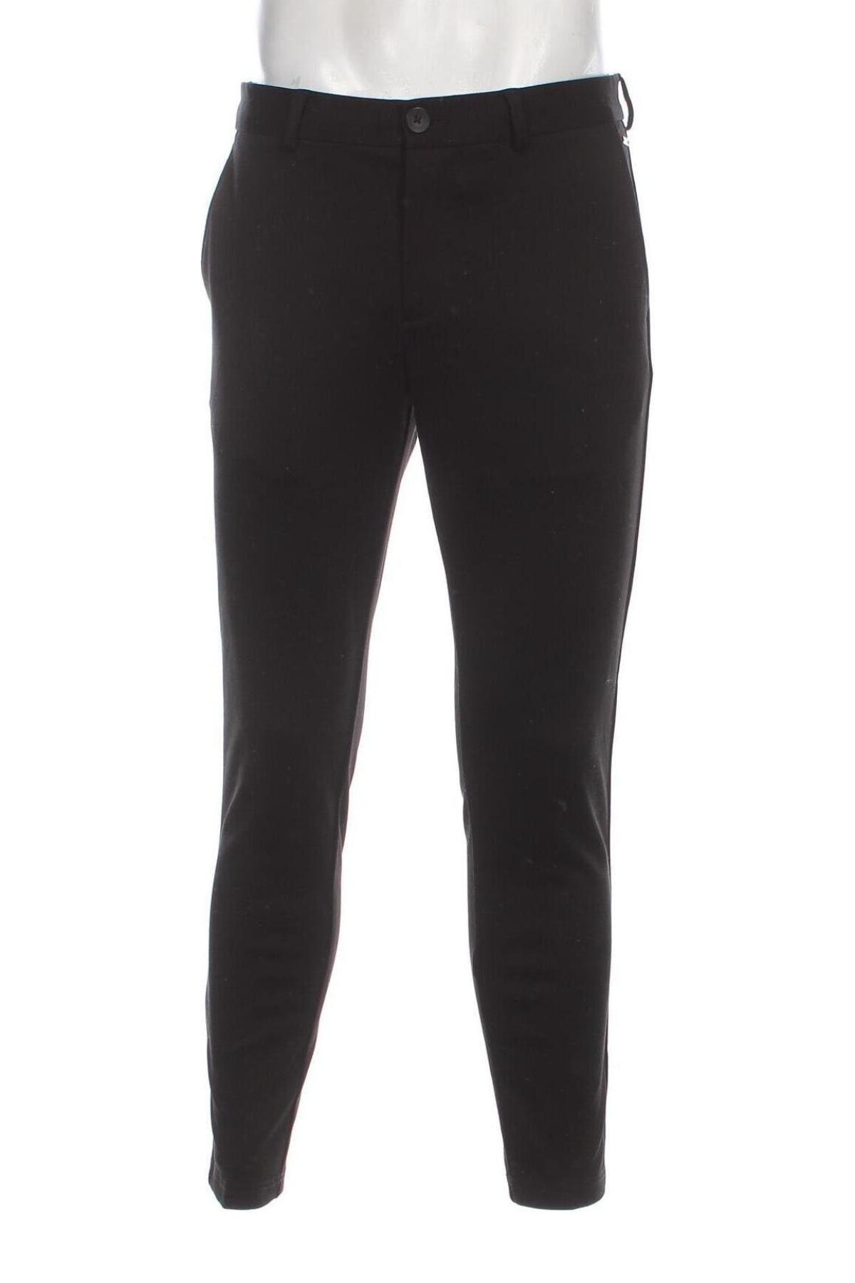 Мъжки панталон Jack & Jones, Размер M, Цвят Черен, Цена 9,43 лв.
