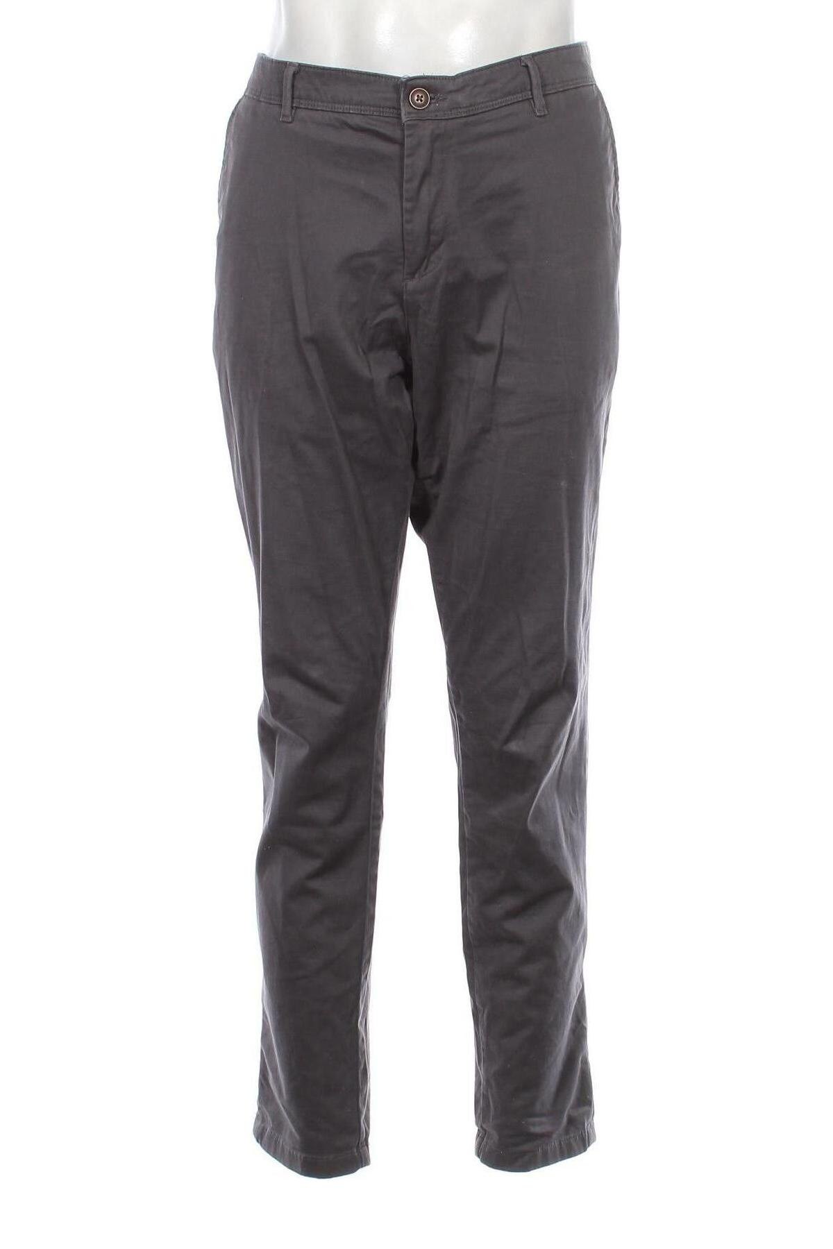 Ανδρικό παντελόνι Jack & Jones, Μέγεθος L, Χρώμα Γκρί, Τιμή 13,90 €