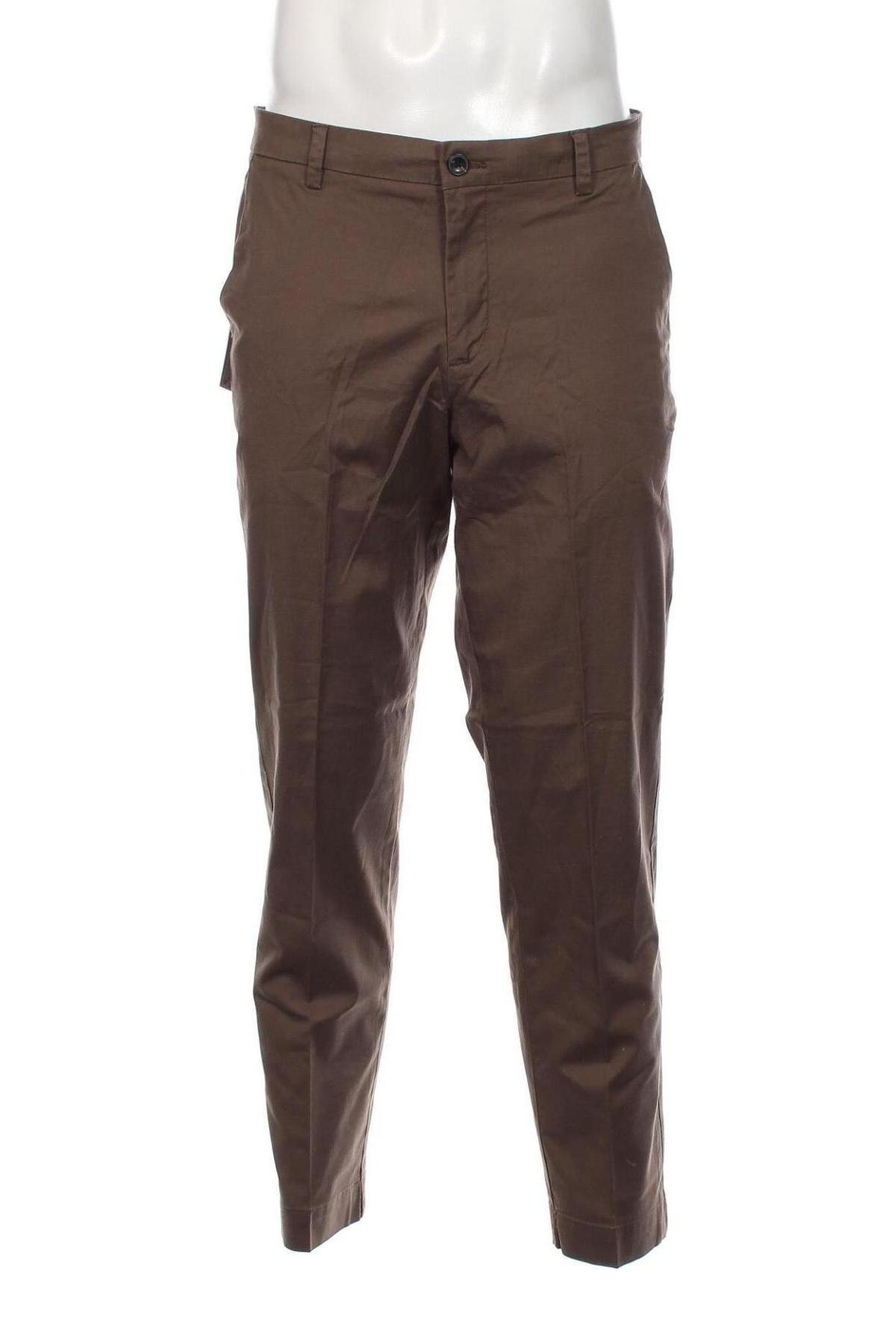 Pantaloni de bărbați Jack & Jones, Mărime L, Culoare Maro, Preț 305,92 Lei