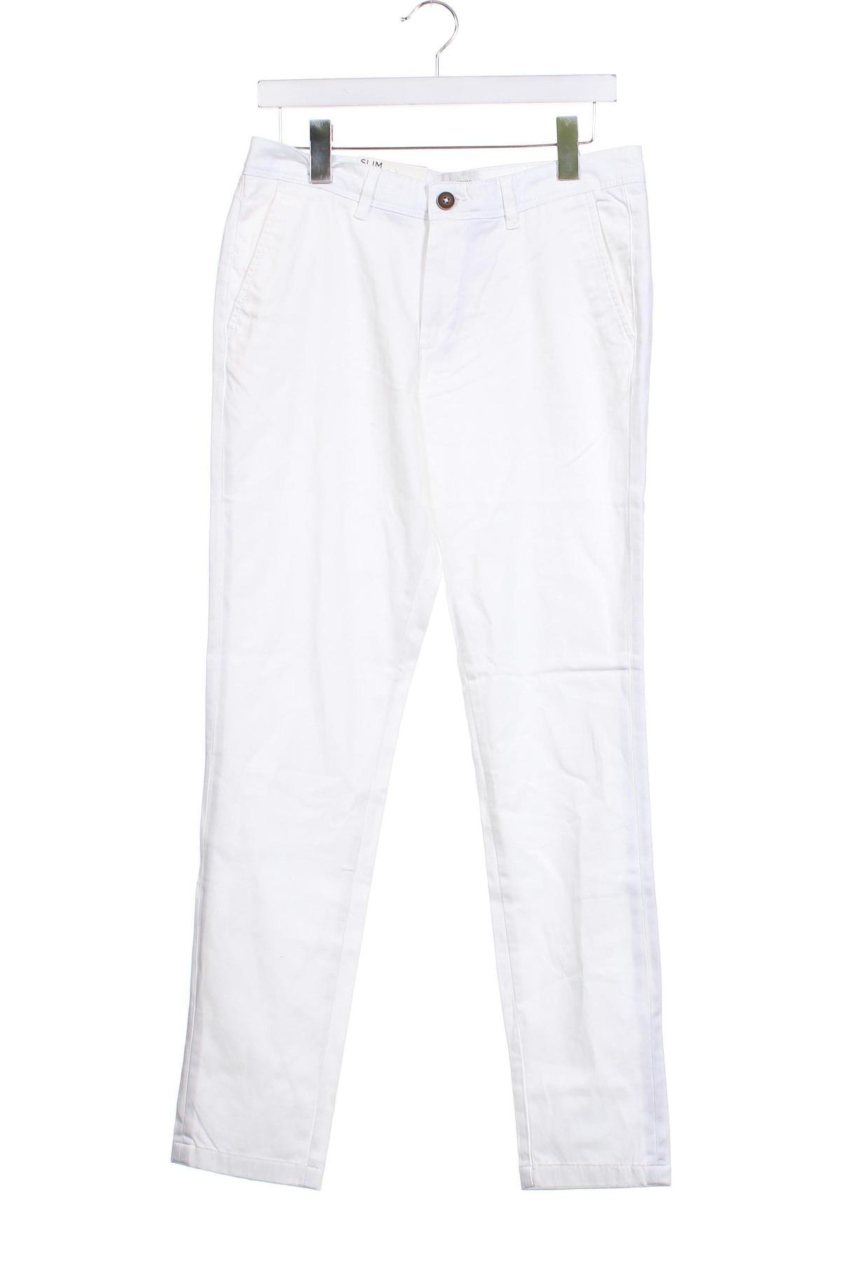 Pantaloni de bărbați Jack & Jones, Mărime M, Culoare Alb, Preț 110,13 Lei
