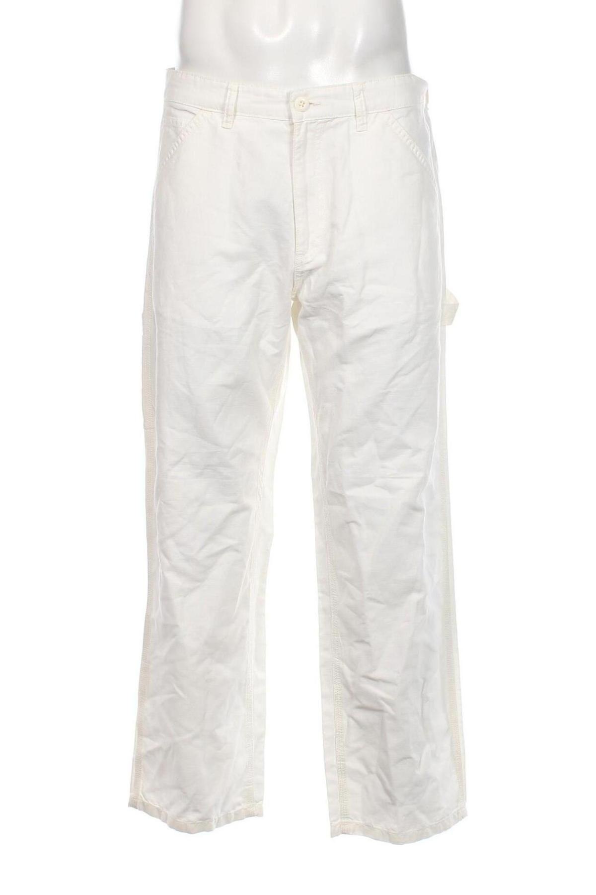 Pantaloni de bărbați Jack & Jones, Mărime L, Culoare Alb, Preț 91,78 Lei