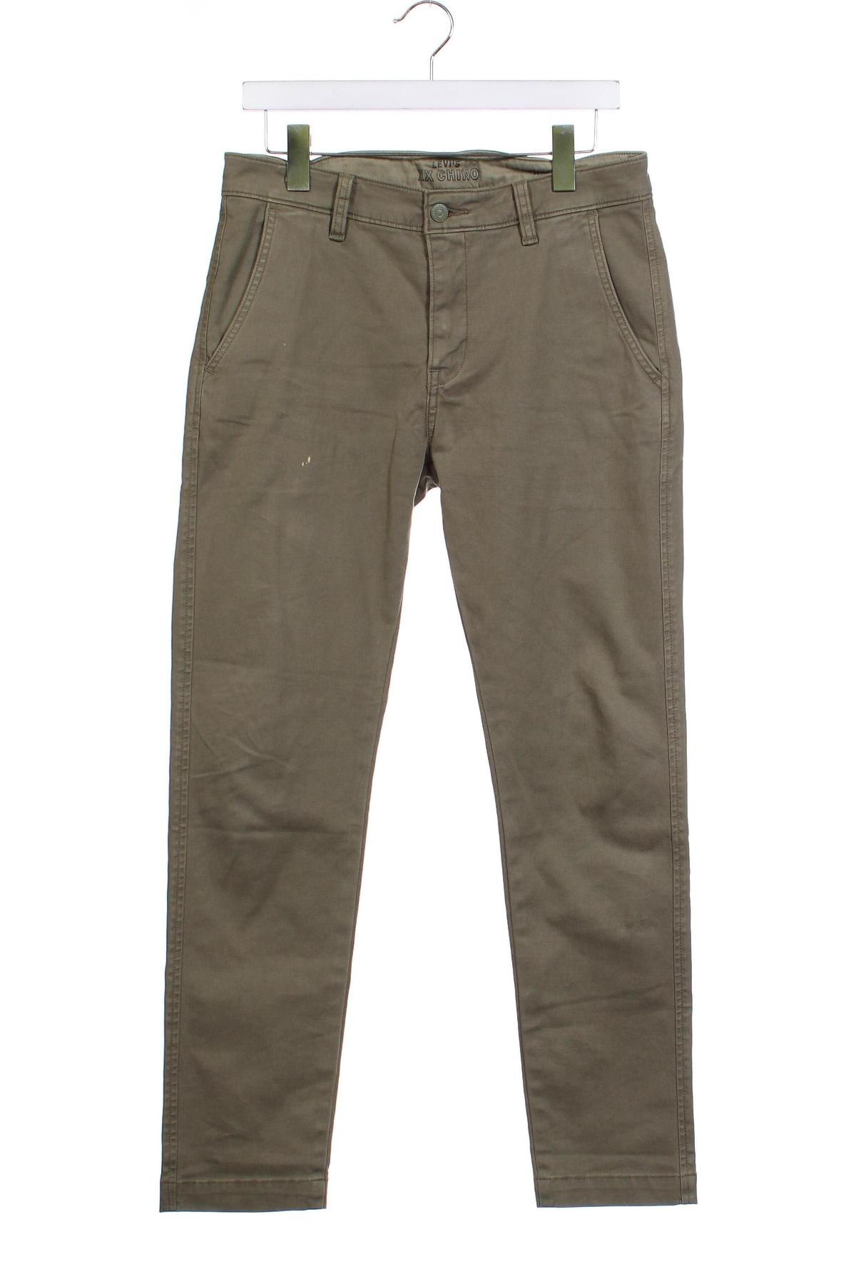 Мъжки панталон Levi's, Размер S, Цвят Зелен, Цена 28,00 лв.