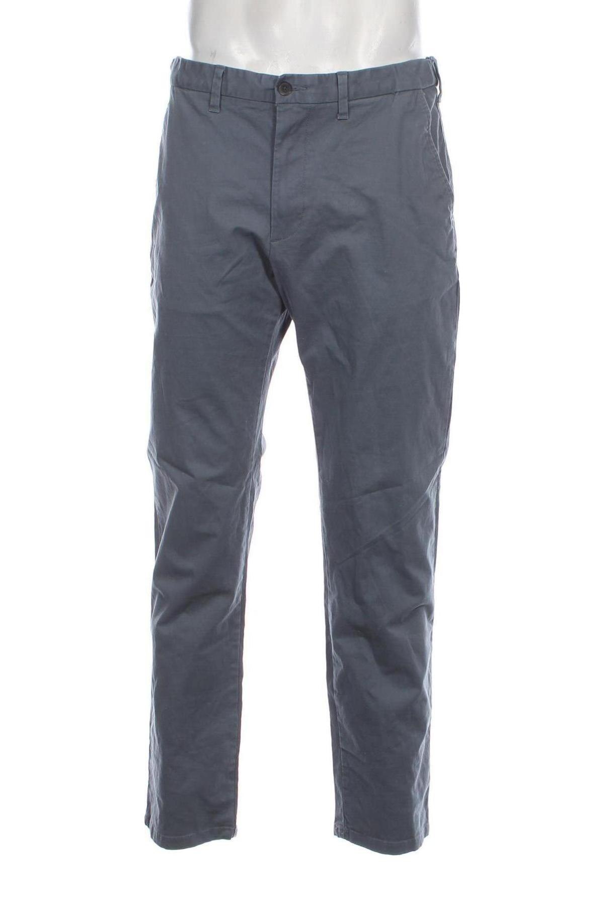 Pantaloni de bărbați Marks & Spencer, Mărime L, Culoare Albastru, Preț 88,82 Lei