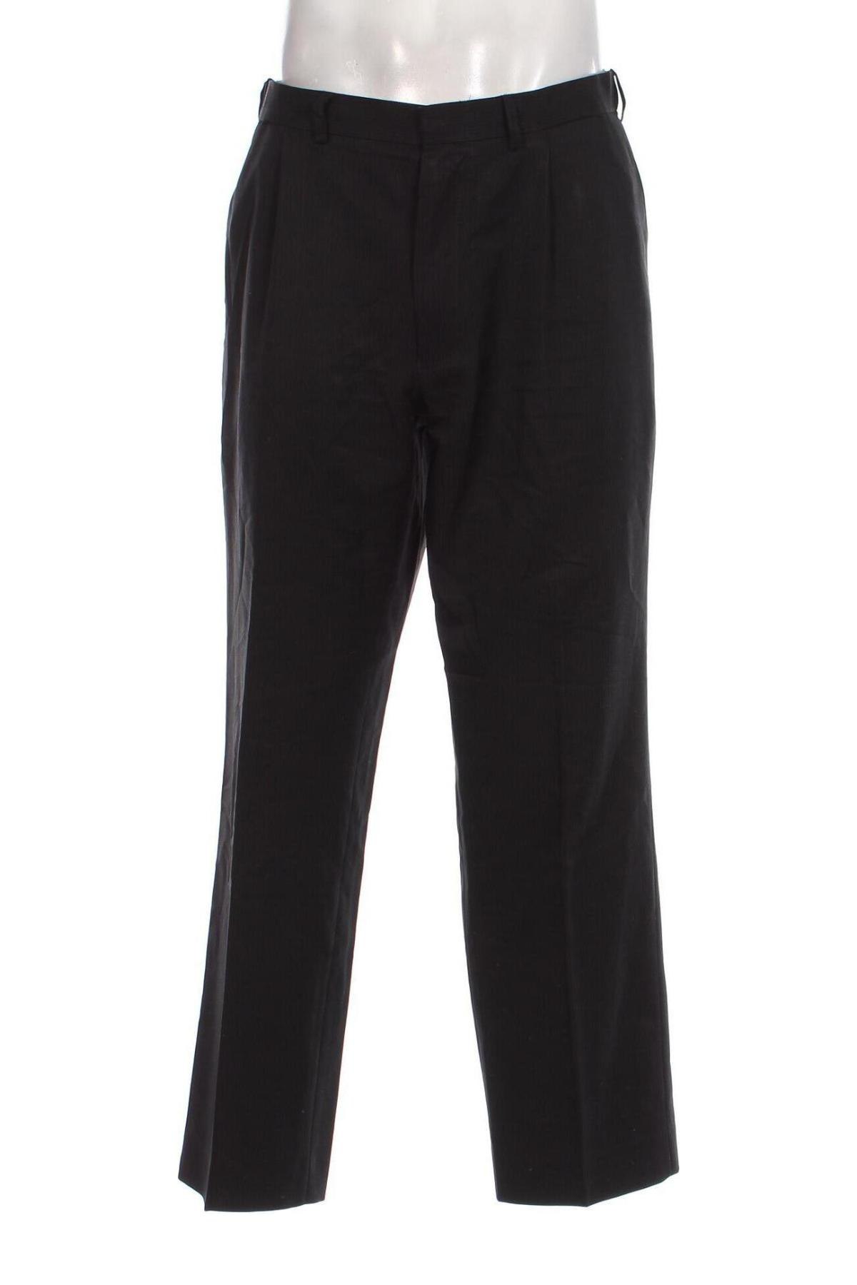 Мъжки панталон Marks & Spencer, Размер XL, Цвят Черен, Цена 12,15 лв.
