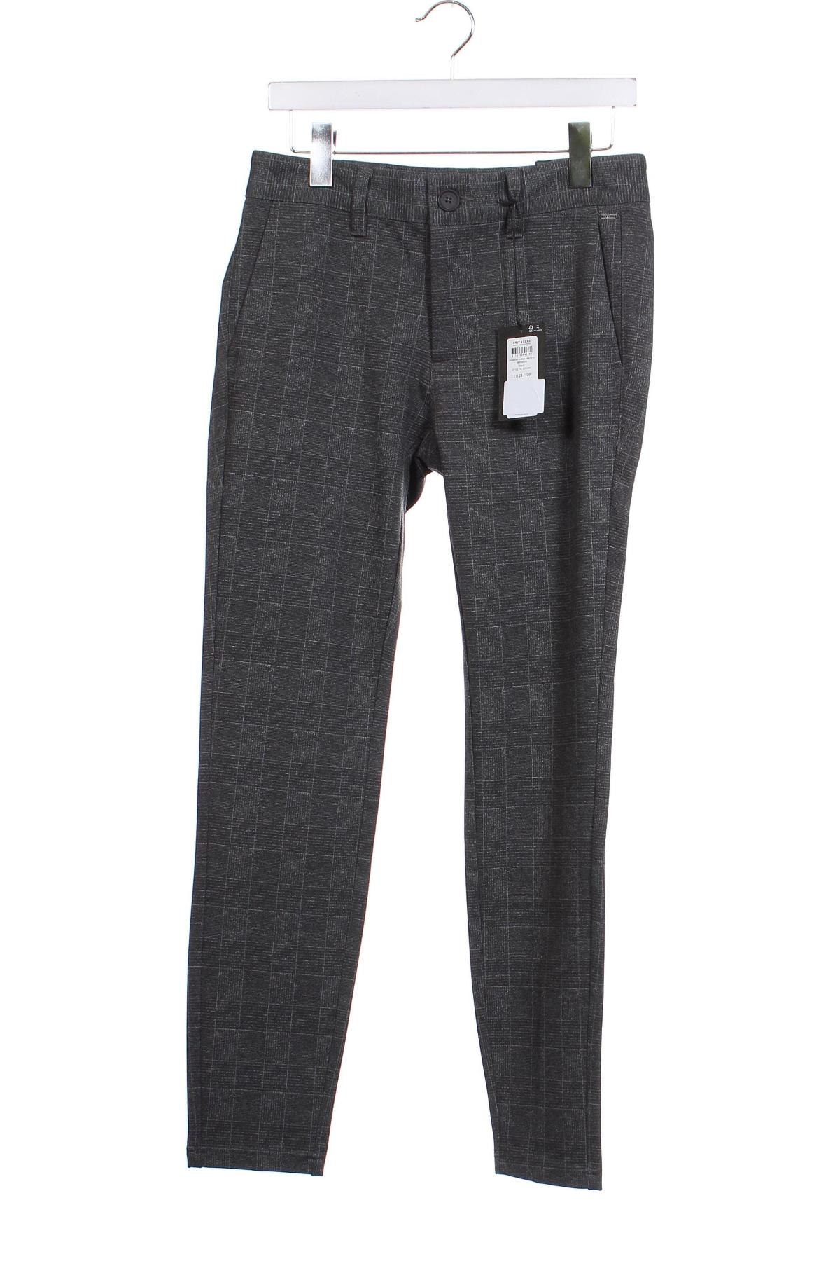 Pantaloni de bărbați Only & Sons, Mărime XS, Culoare Gri, Preț 31,78 Lei