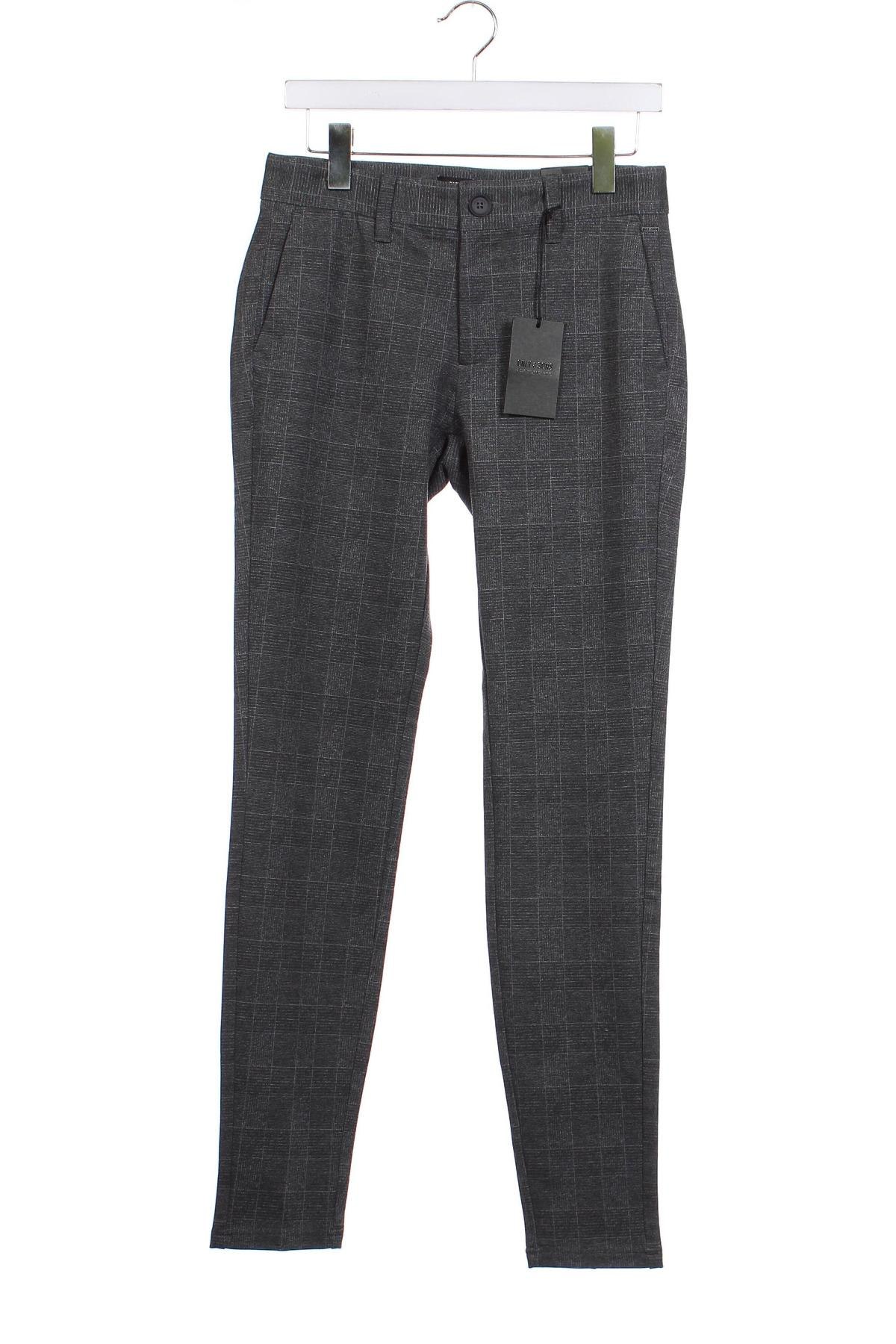 Pantaloni de bărbați Only & Sons, Mărime XS, Culoare Gri, Preț 48,42 Lei