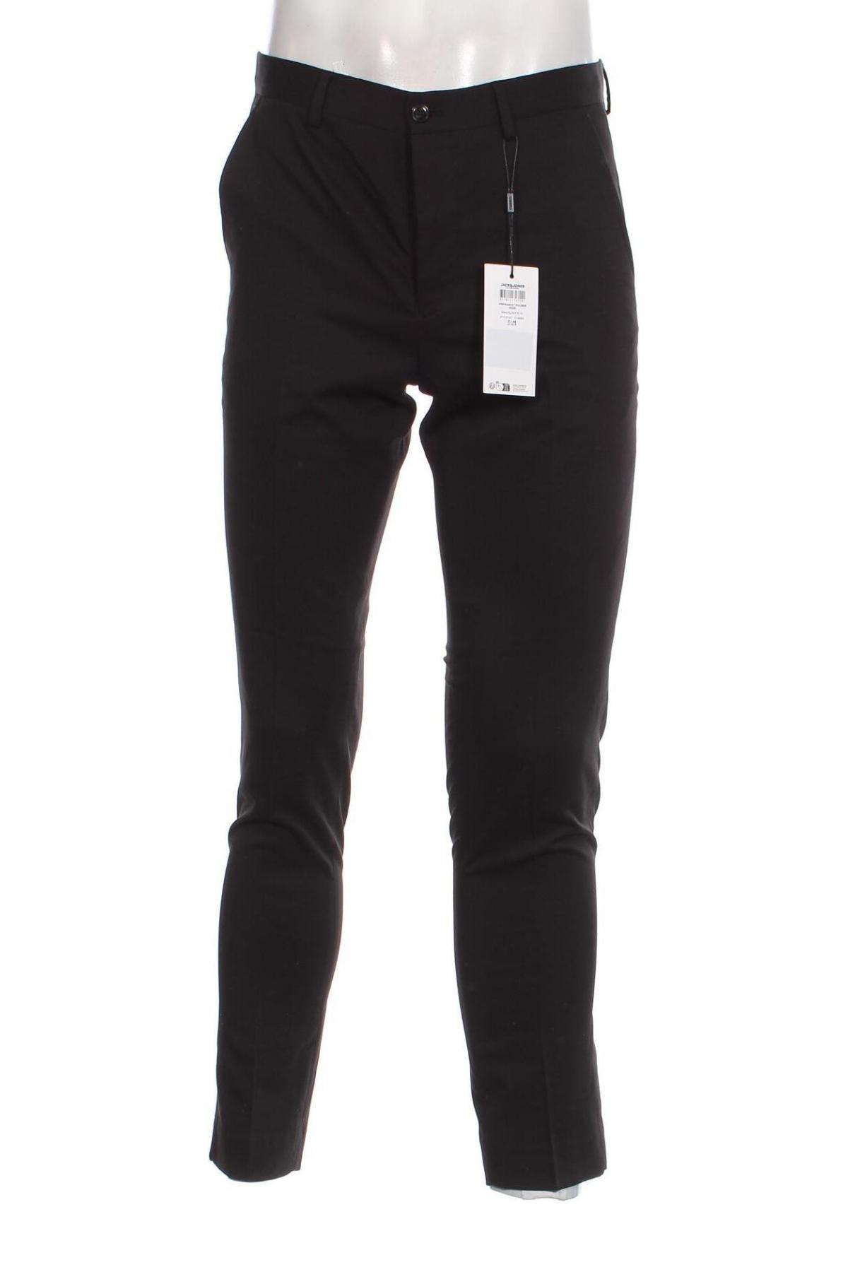 Ανδρικό παντελόνι Jack & Jones, Μέγεθος M, Χρώμα Μαύρο, Τιμή 9,59 €