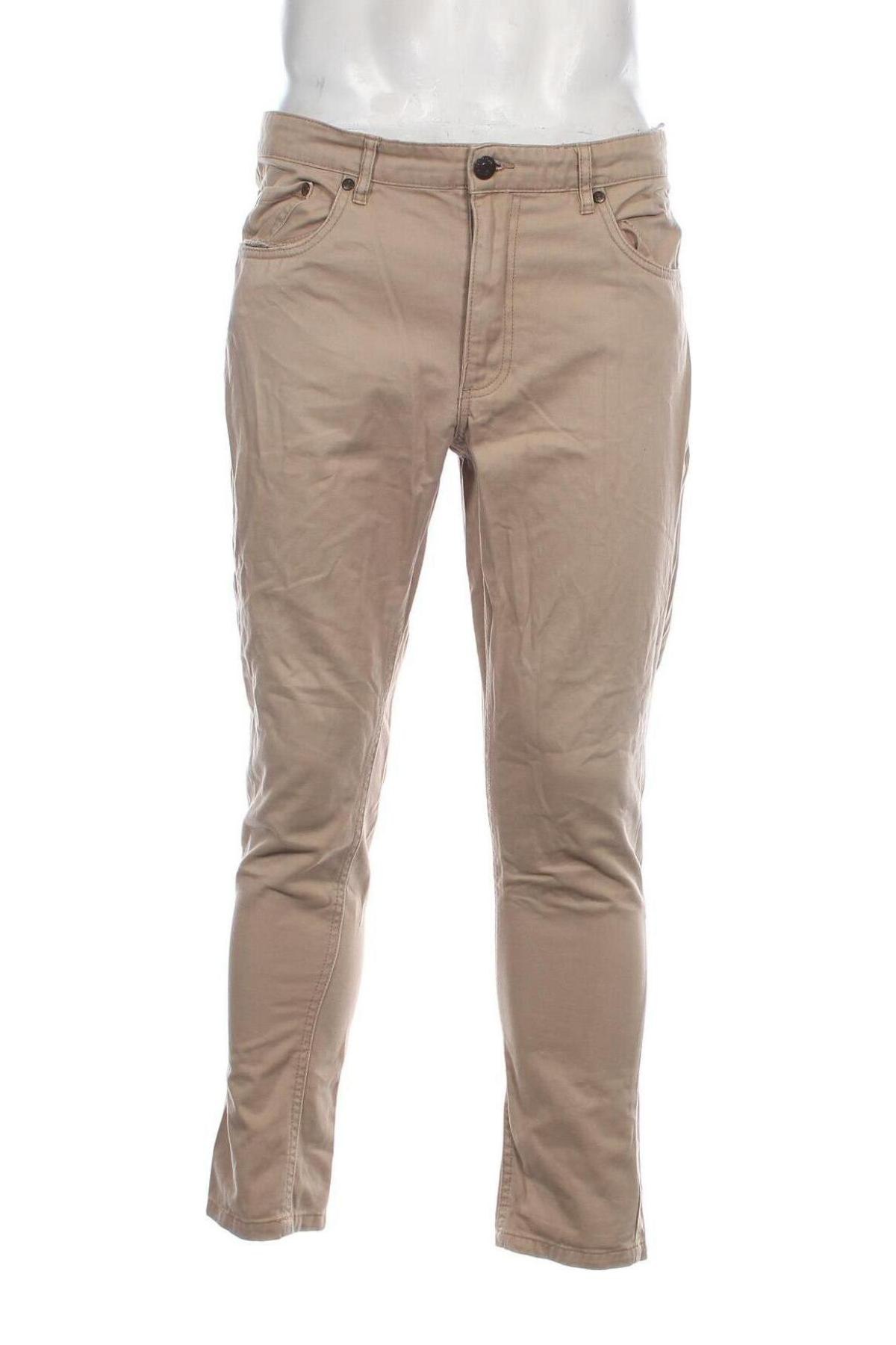 Pantaloni de bărbați Only & Sons, Mărime M, Culoare Bej, Preț 95,39 Lei