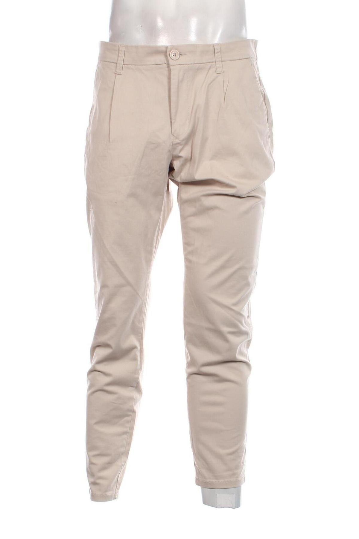 Мъжки панталон Only & Sons, Размер M, Цвят Бежов, Цена 15,64 лв.