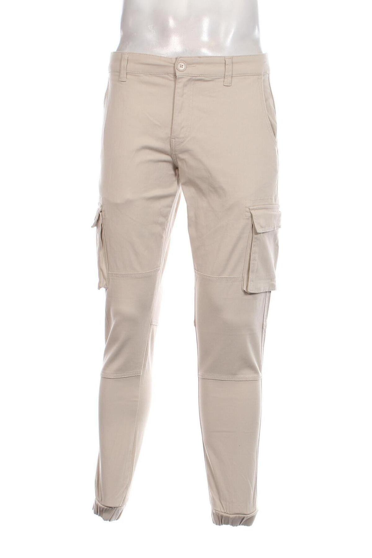 Pantaloni de bărbați Only & Sons, Mărime M, Culoare Bej, Preț 151,32 Lei