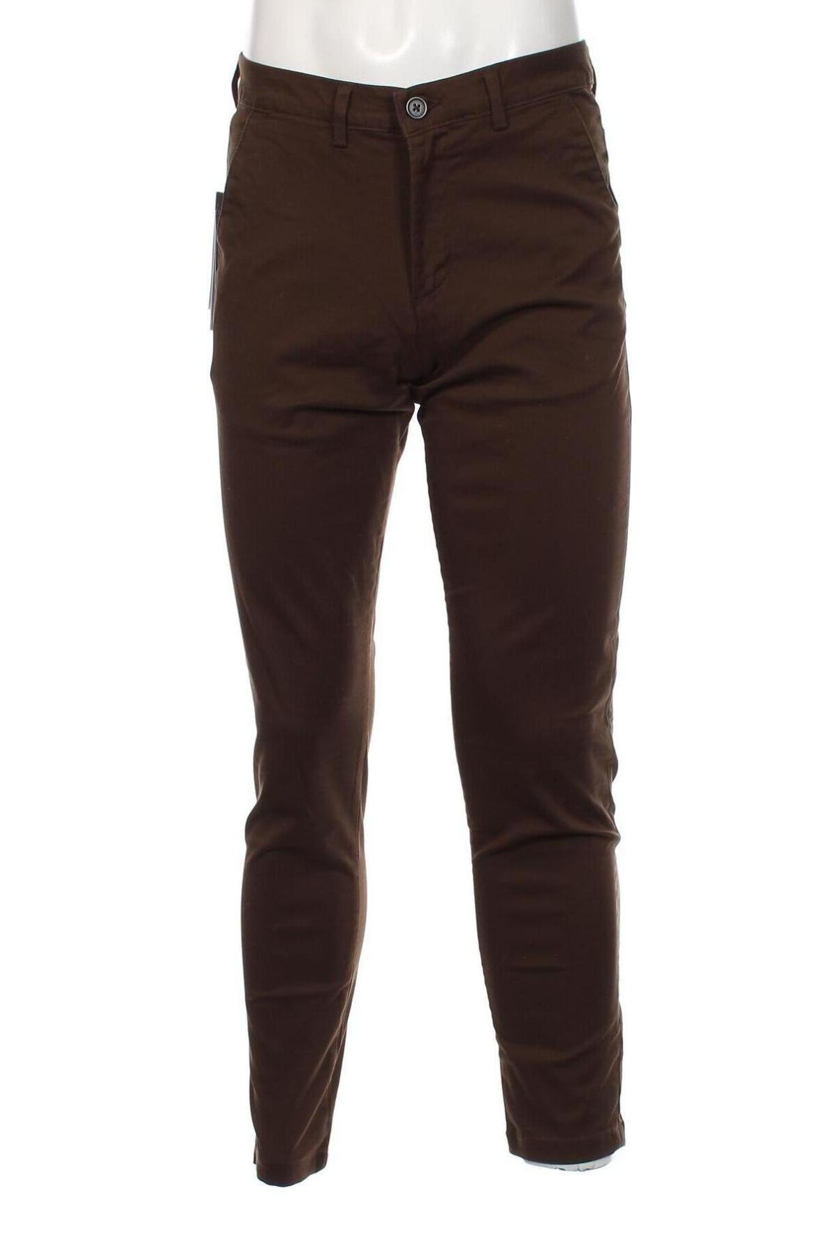 Мъжки панталон Selected Homme, Размер M, Цвят Кафяв, Цена 16,20 лв.