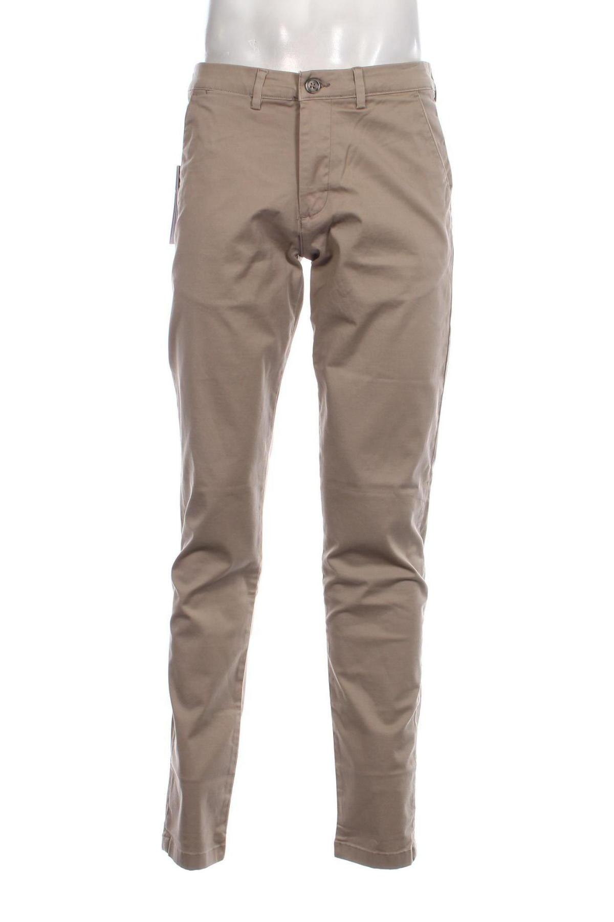 Ανδρικό παντελόνι Selected Homme, Μέγεθος L, Χρώμα  Μπέζ, Τιμή 11,13 €