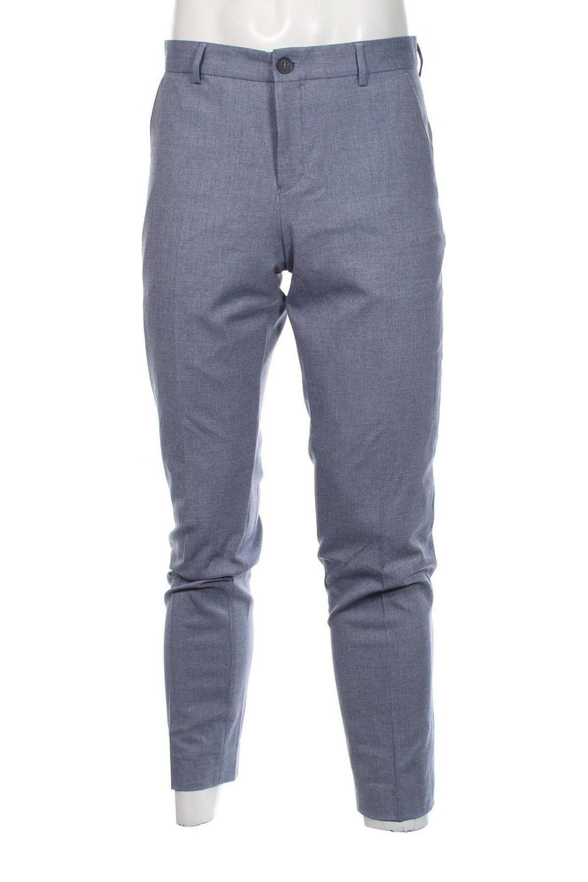 Pantaloni de bărbați Selected Homme, Mărime L, Culoare Albastru, Preț 177,63 Lei