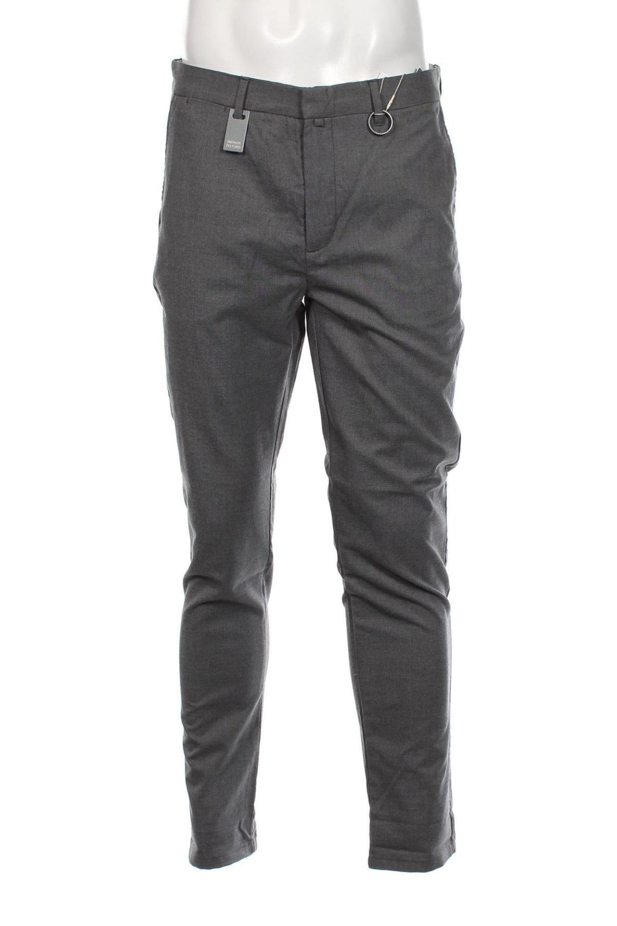 Pantaloni de bărbați Springfield, Mărime M, Culoare Gri, Preț 76,48 Lei
