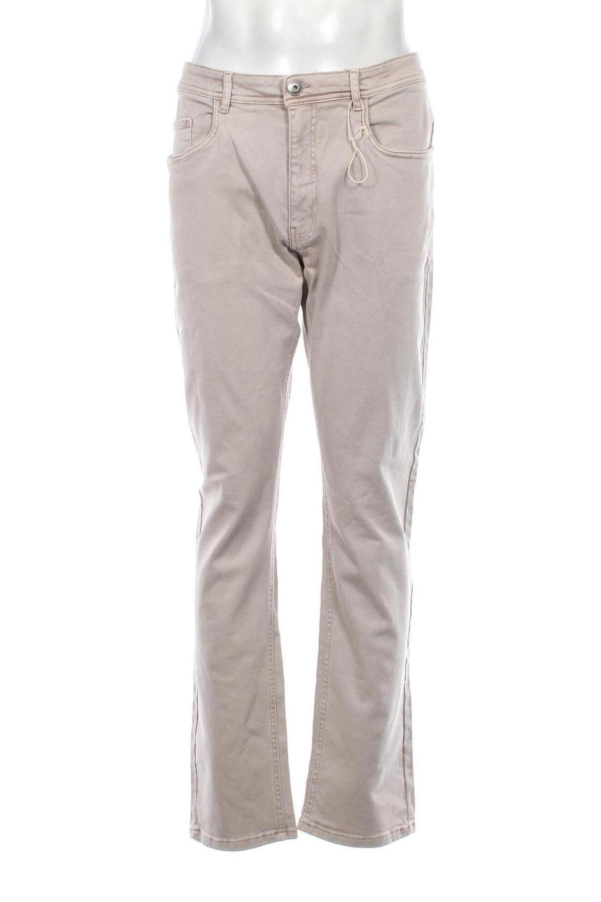 Pantaloni de bărbați Straight Up, Mărime XL, Culoare Bej, Preț 36,25 Lei