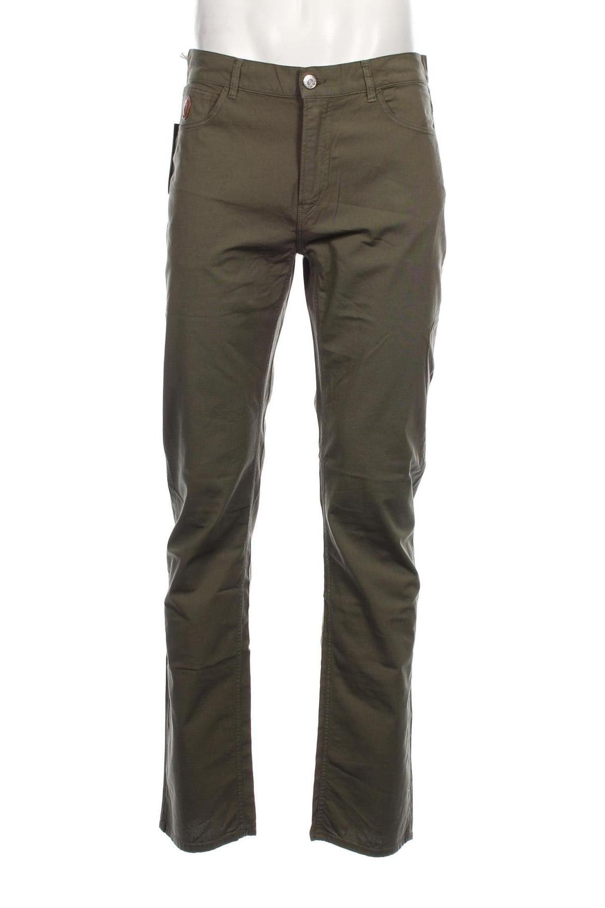 Pantaloni de bărbați Trussardi, Mărime M, Culoare Verde, Preț 234,87 Lei