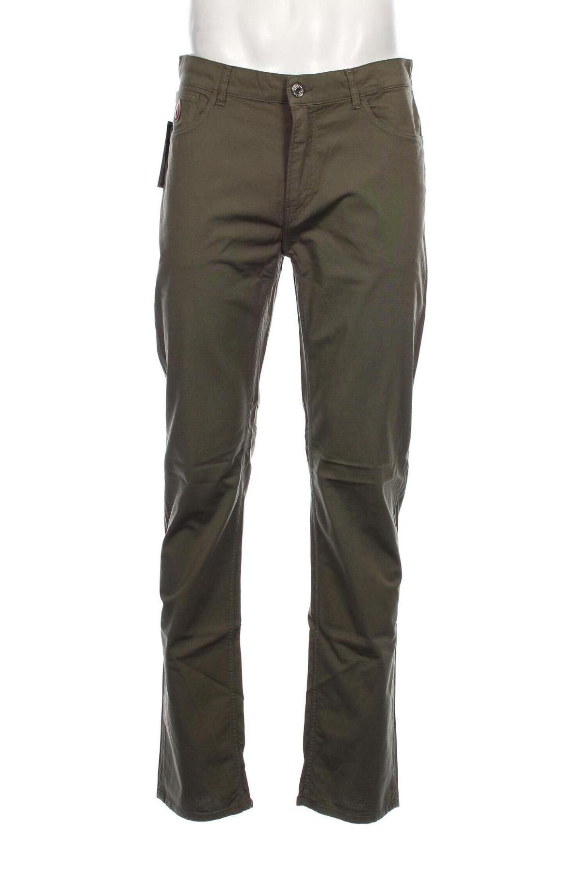 Мъжки панталон Trussardi, Размер L, Цвят Зелен, Цена 71,40 лв.