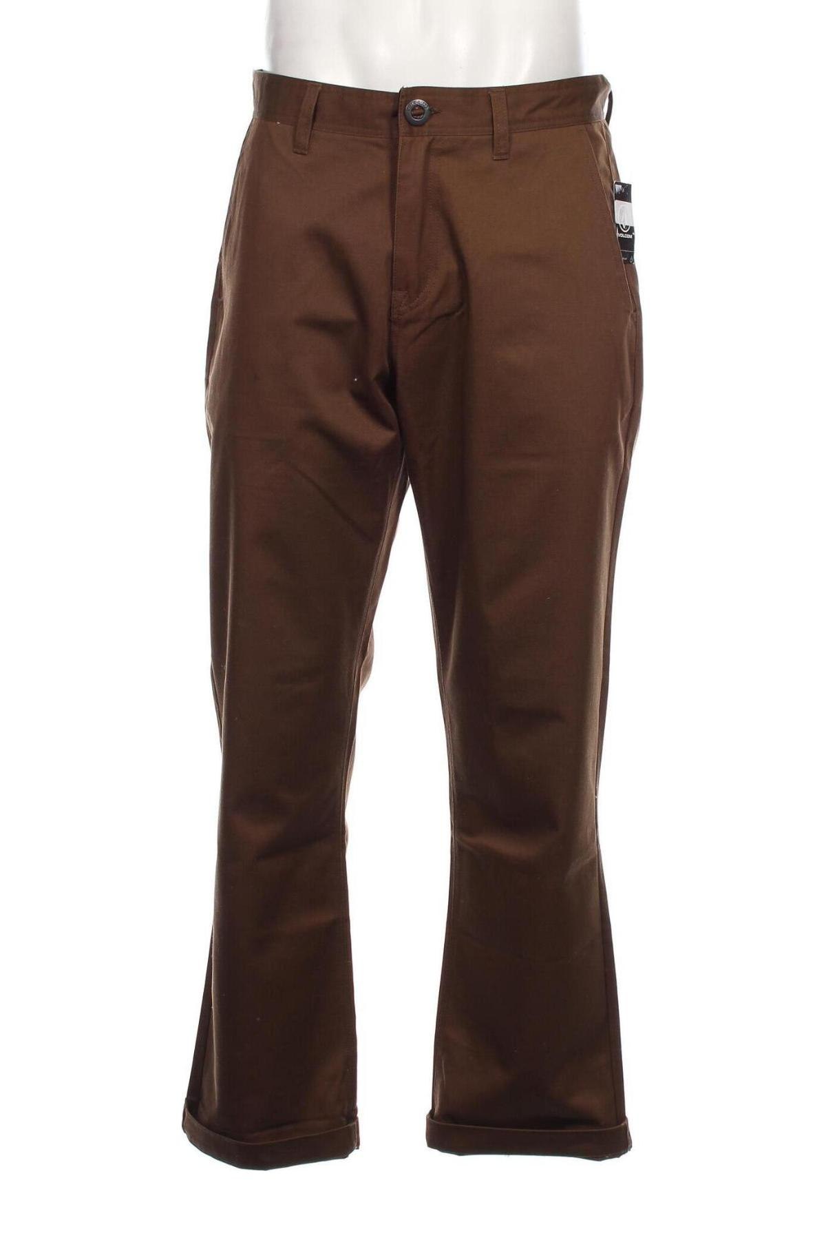 Pantaloni de bărbați Volcom, Mărime M, Culoare Maro, Preț 460,53 Lei