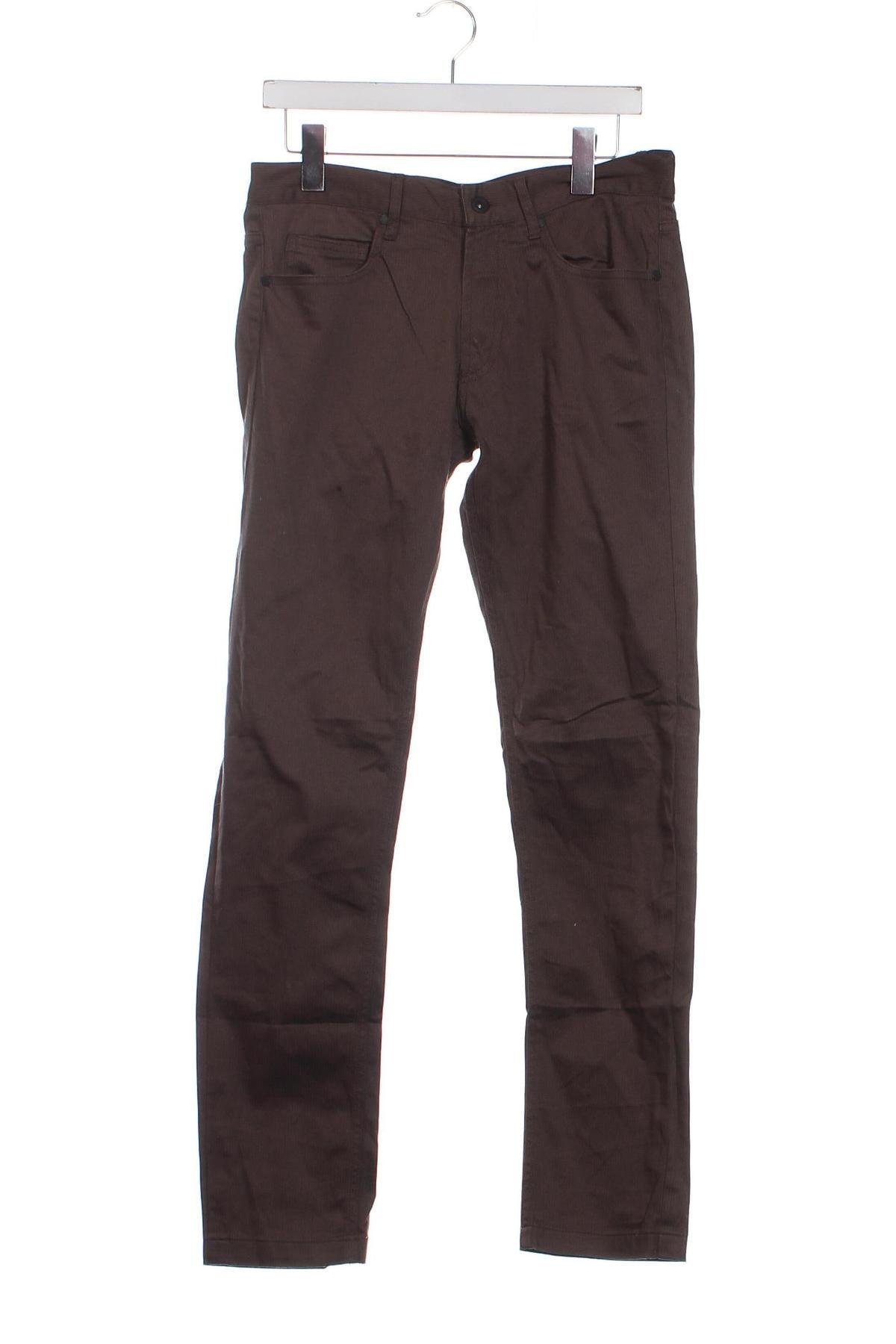 Мъжки панталон Zara Man, Размер M, Цвят Кафяв, Цена 27,00 лв.
