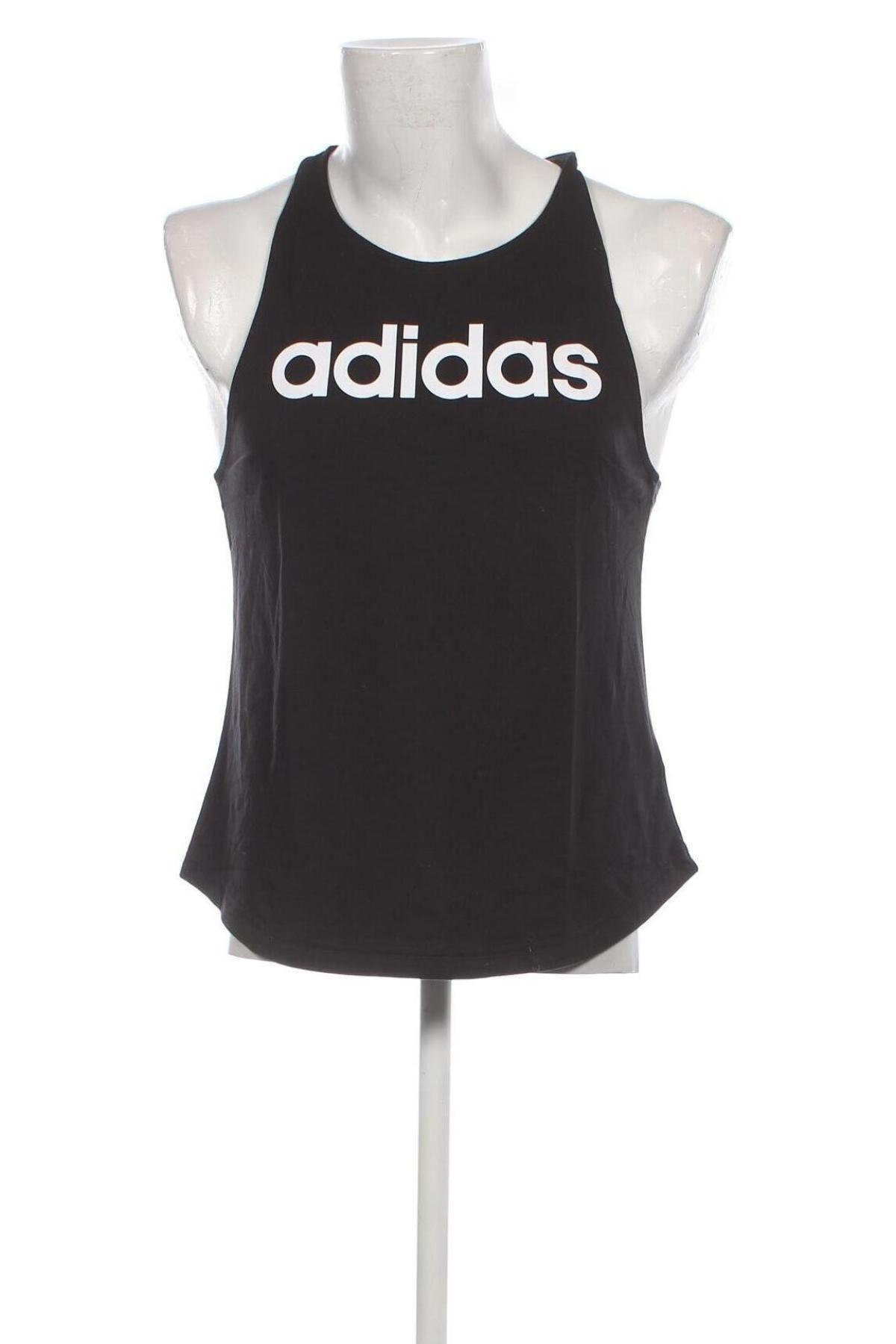 Ανδρικό αμάνικο  Adidas, Μέγεθος L, Χρώμα Μαύρο, Τιμή 31,96 €