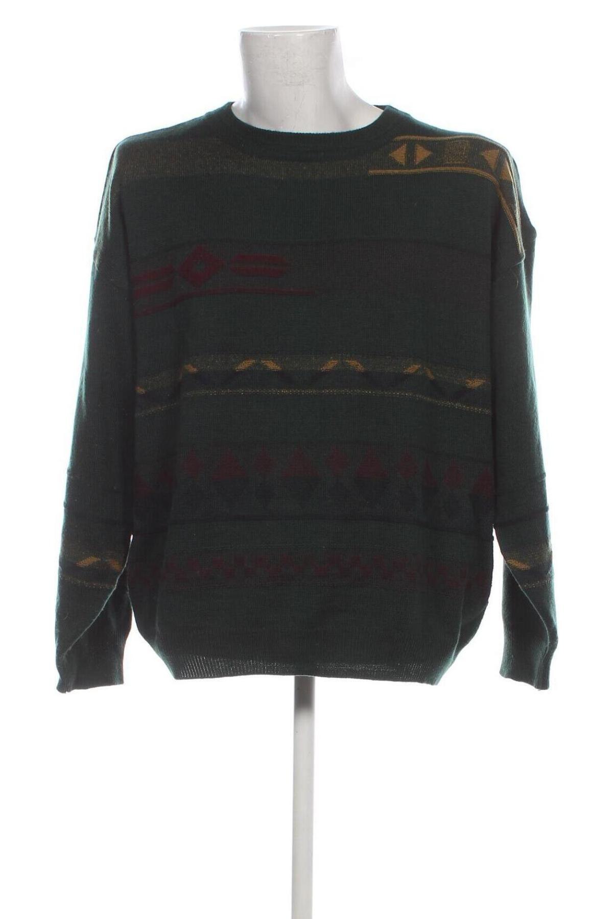 Мъжки пуловер, Размер 3XL, Цвят Зелен, Цена 12,47 лв.