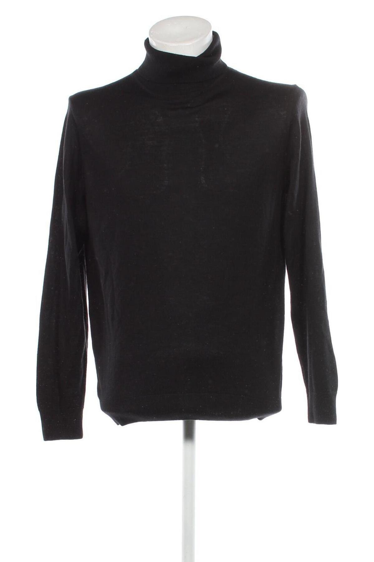 Мъжки пуловер, Размер L, Цвят Черен, Цена 13,92 лв.