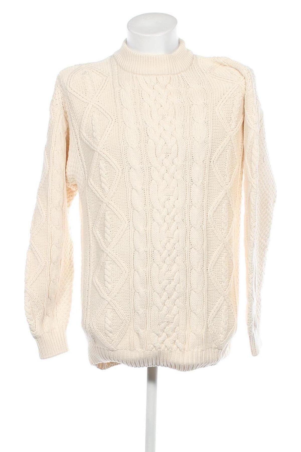 Ανδρικό πουλόβερ, Μέγεθος XL, Χρώμα Εκρού, Τιμή 9,15 €
