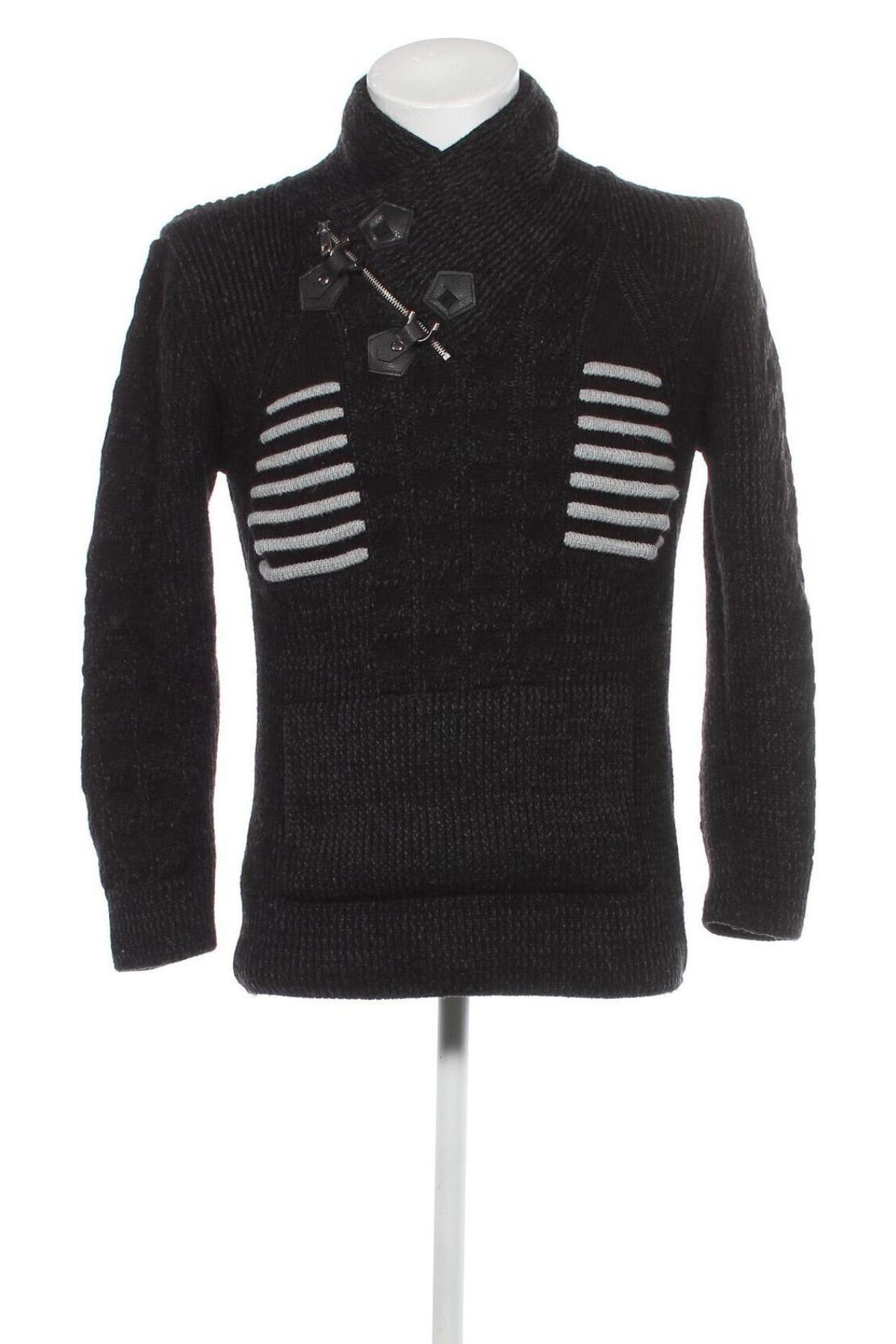 Ανδρικό πουλόβερ, Μέγεθος L, Χρώμα Μαύρο, Τιμή 9,69 €