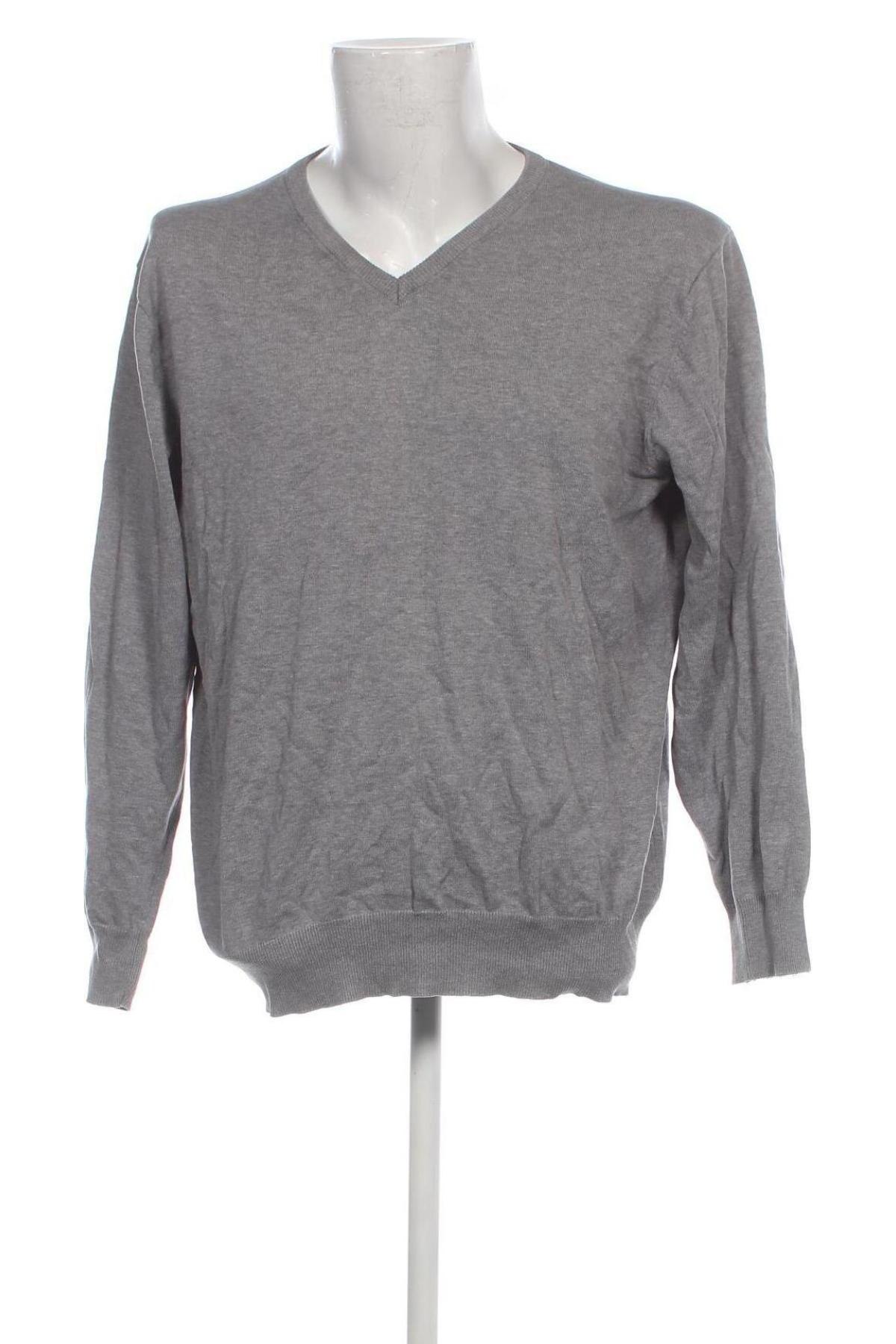 Мъжки пуловер Angelo Litrico, Размер XXL, Цвят Сив, Цена 15,66 лв.