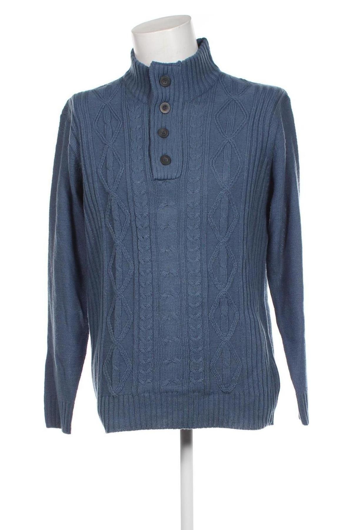 Ανδρικό πουλόβερ Atlas For Men, Μέγεθος XL, Χρώμα Μπλέ, Τιμή 14,51 €