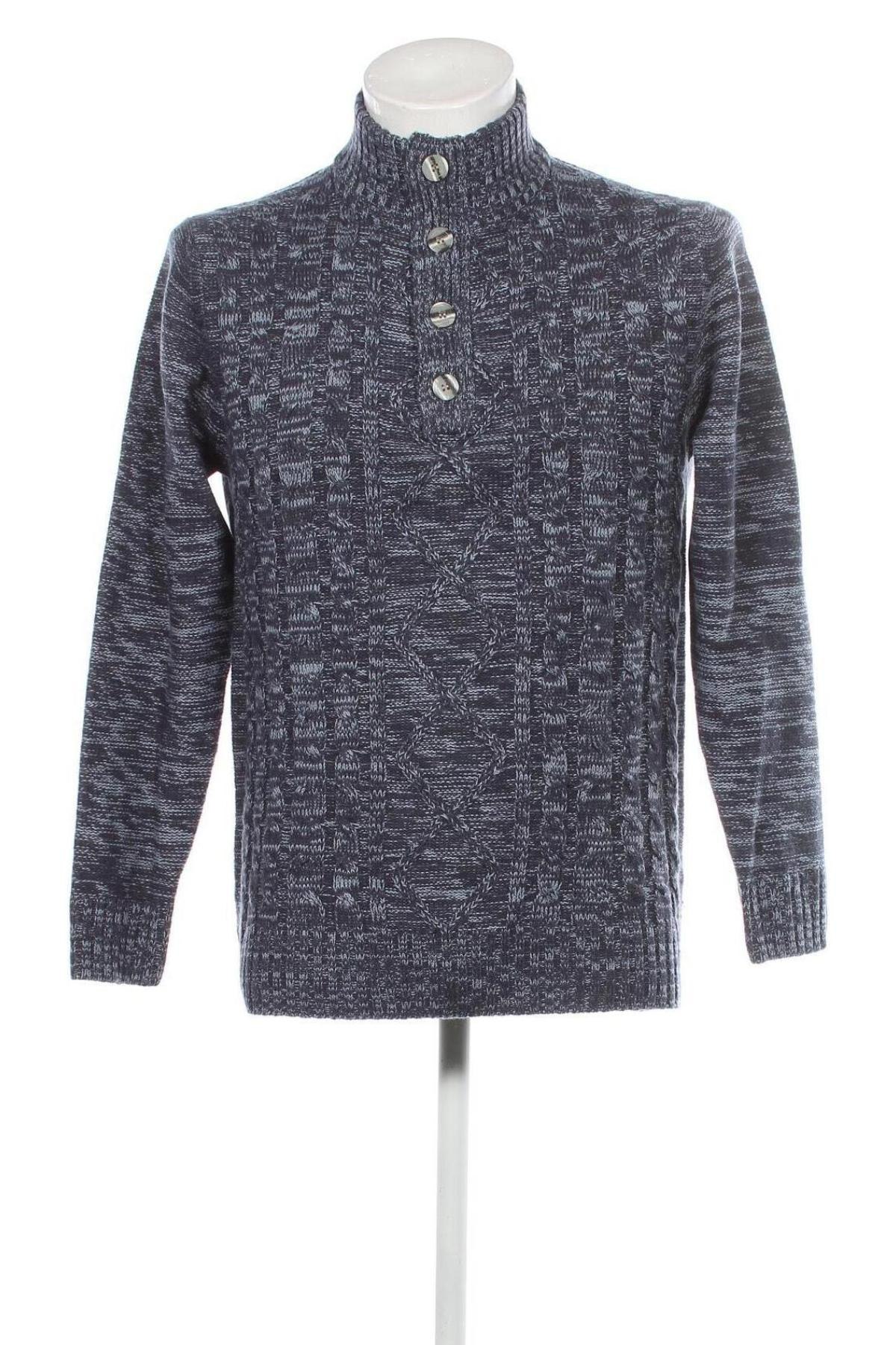 Ανδρικό πουλόβερ Atlas For Men, Μέγεθος M, Χρώμα Μπλέ, Τιμή 6,28 €