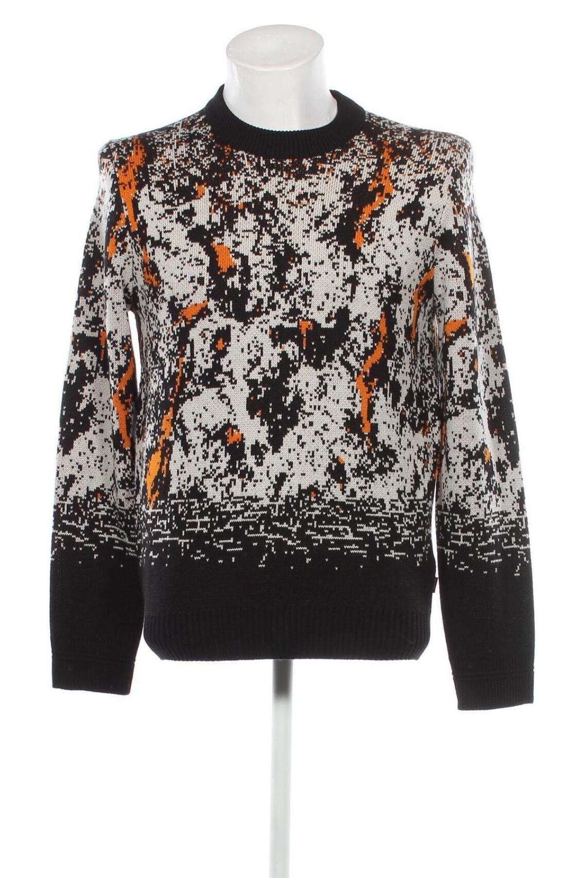 Ανδρικό πουλόβερ BOSS, Μέγεθος L, Χρώμα Πολύχρωμο, Τιμή 78,56 €