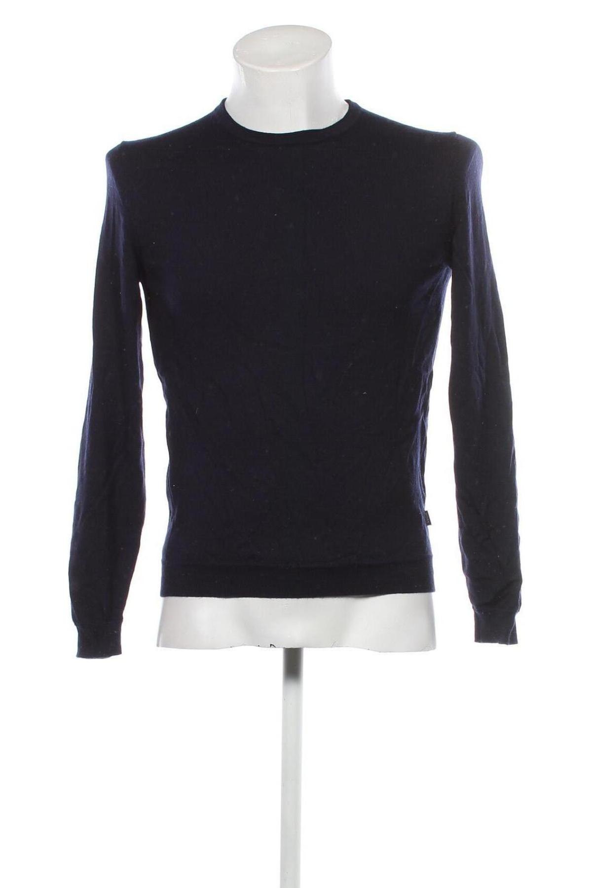 Ανδρικό πουλόβερ BOSS, Μέγεθος M, Χρώμα Μπλέ, Τιμή 67,79 €