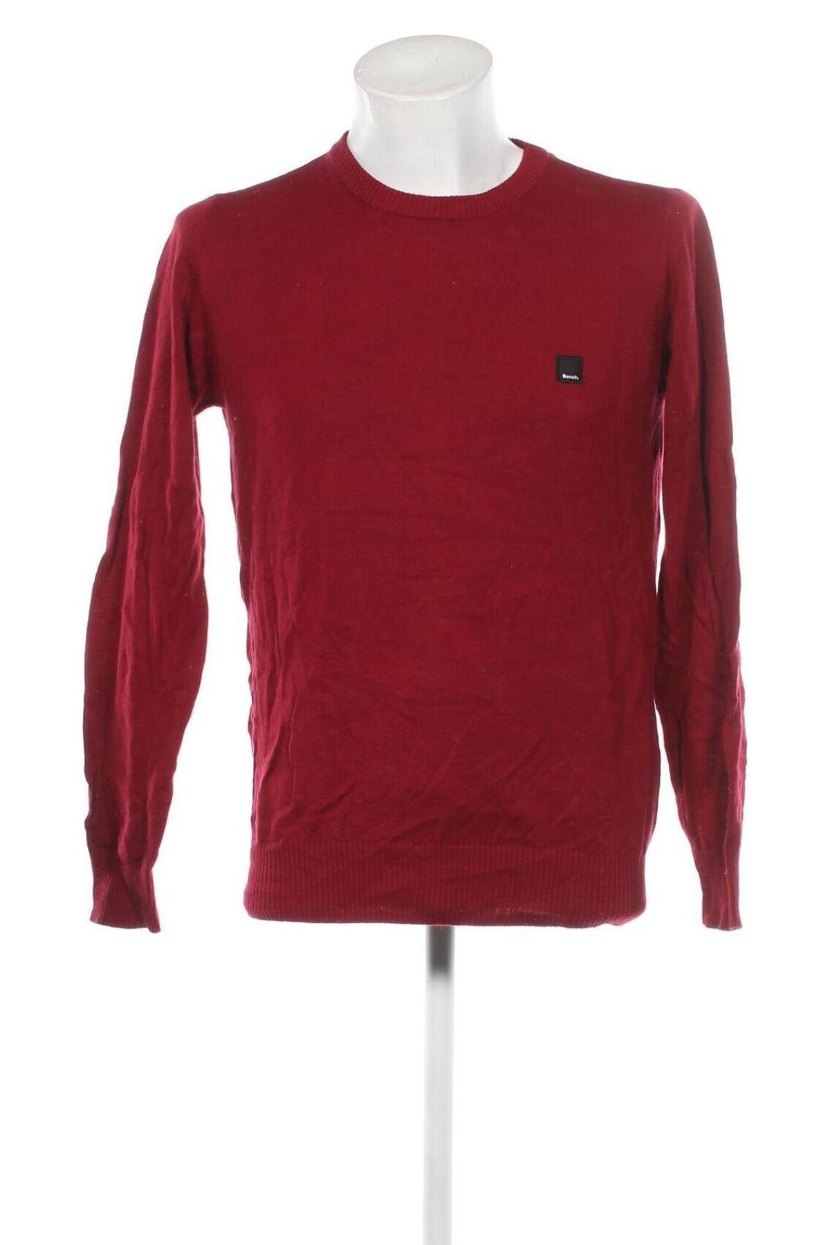 Ανδρικό πουλόβερ Bench, Μέγεθος M, Χρώμα Κόκκινο, Τιμή 4,42 €